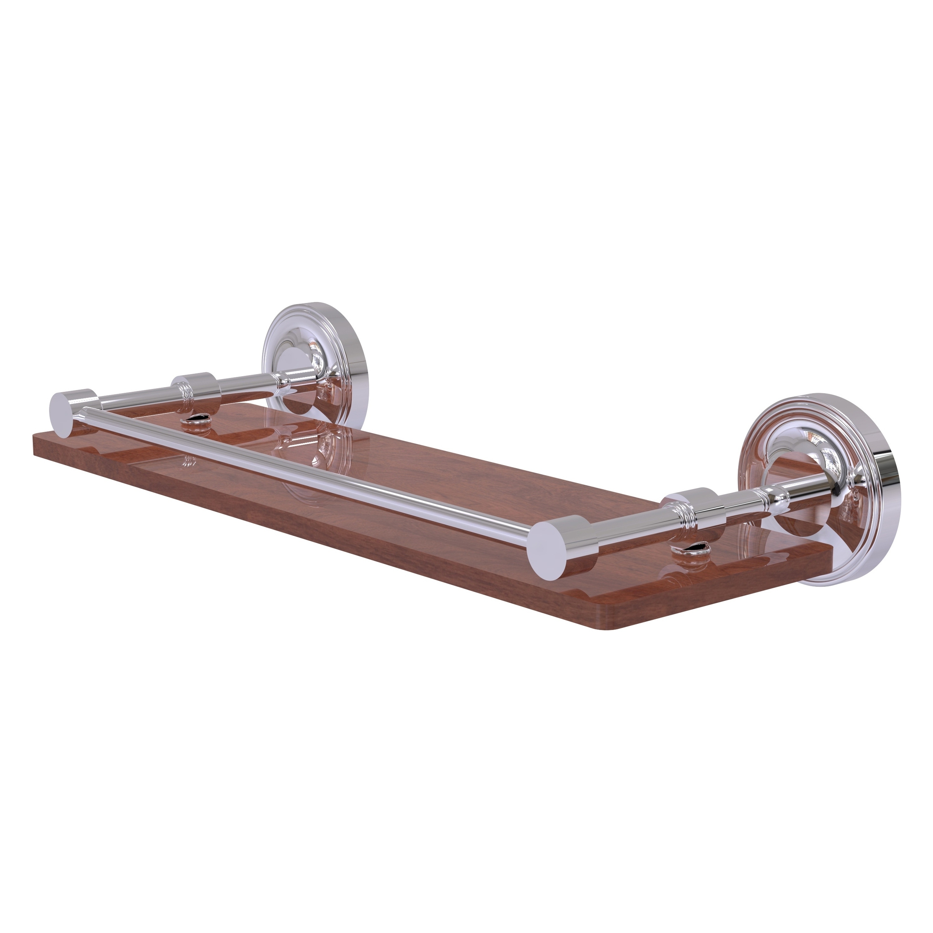 Allied Brass PRBP-1-16-GAL-IRW-PC Prestige Regal Polished Chrome Wall mount Bathroom Shelf ( 16-in x 3-in x 5-in )