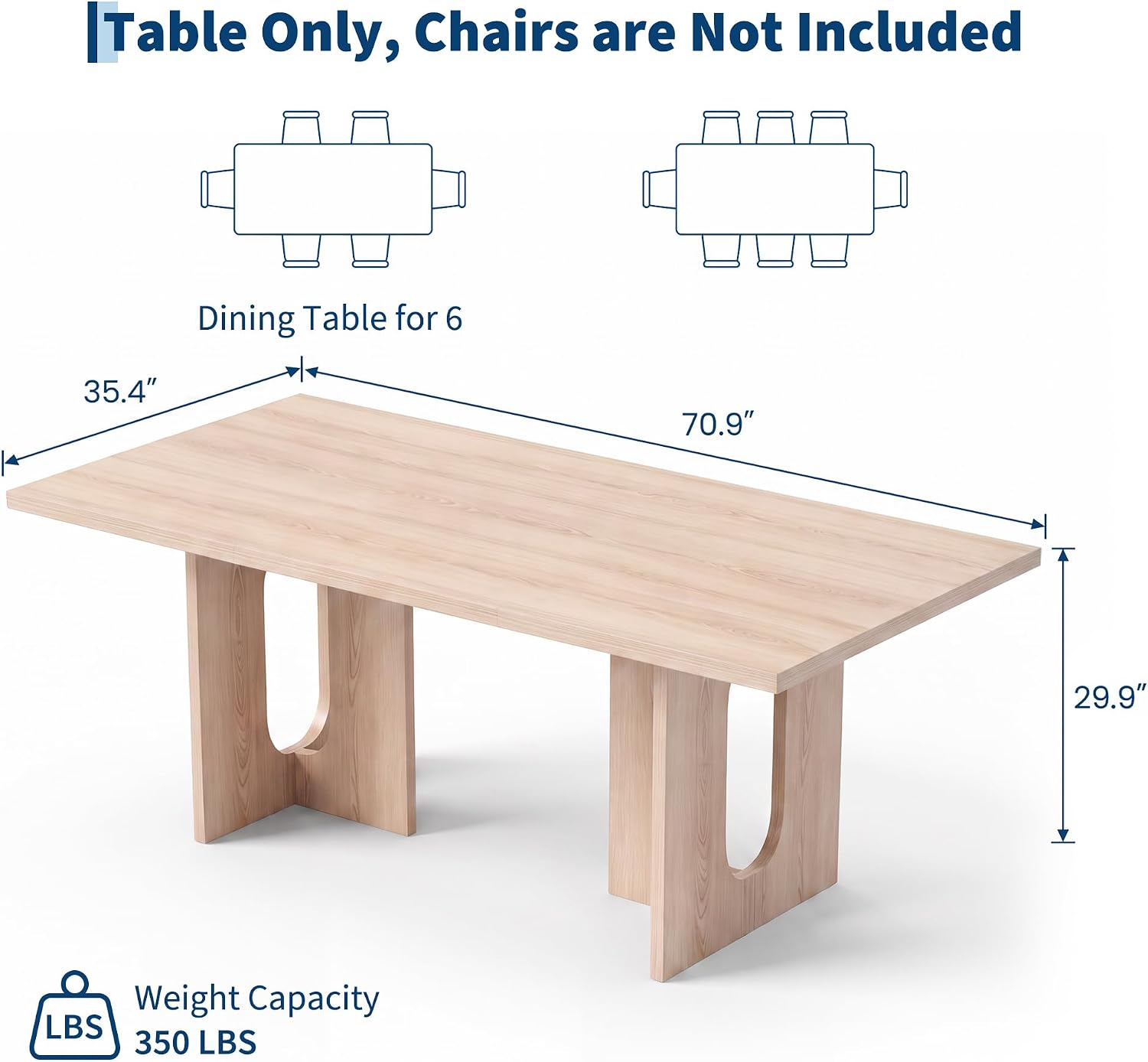 GarveeLife BXYKNTQZYYJ0MFU Dining-Tables - View #2