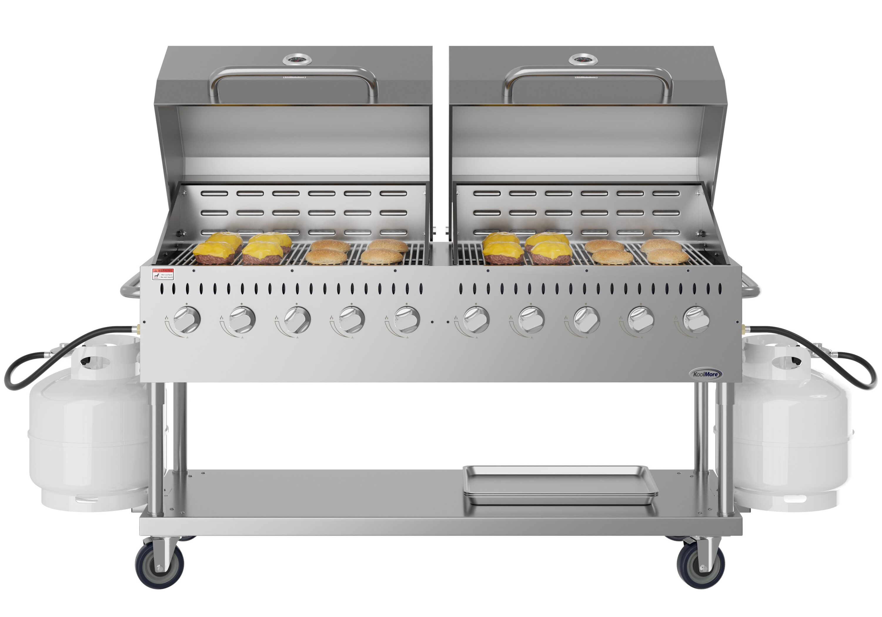 KoolMore LOW-CGKIT7-D36D36 Gas-Grill - View #6