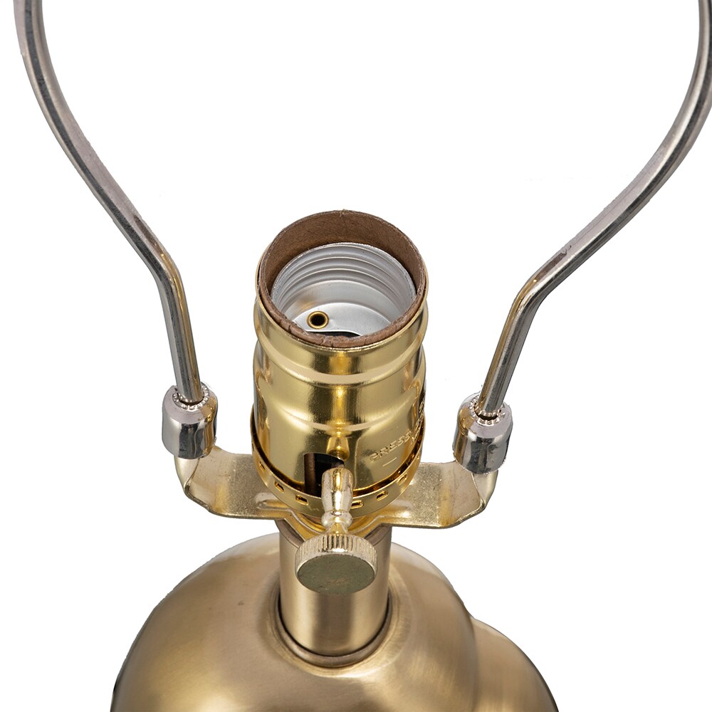 Rbied table lamps 27.5-in gold LED On/Off switch Candle Table Lamp with ...