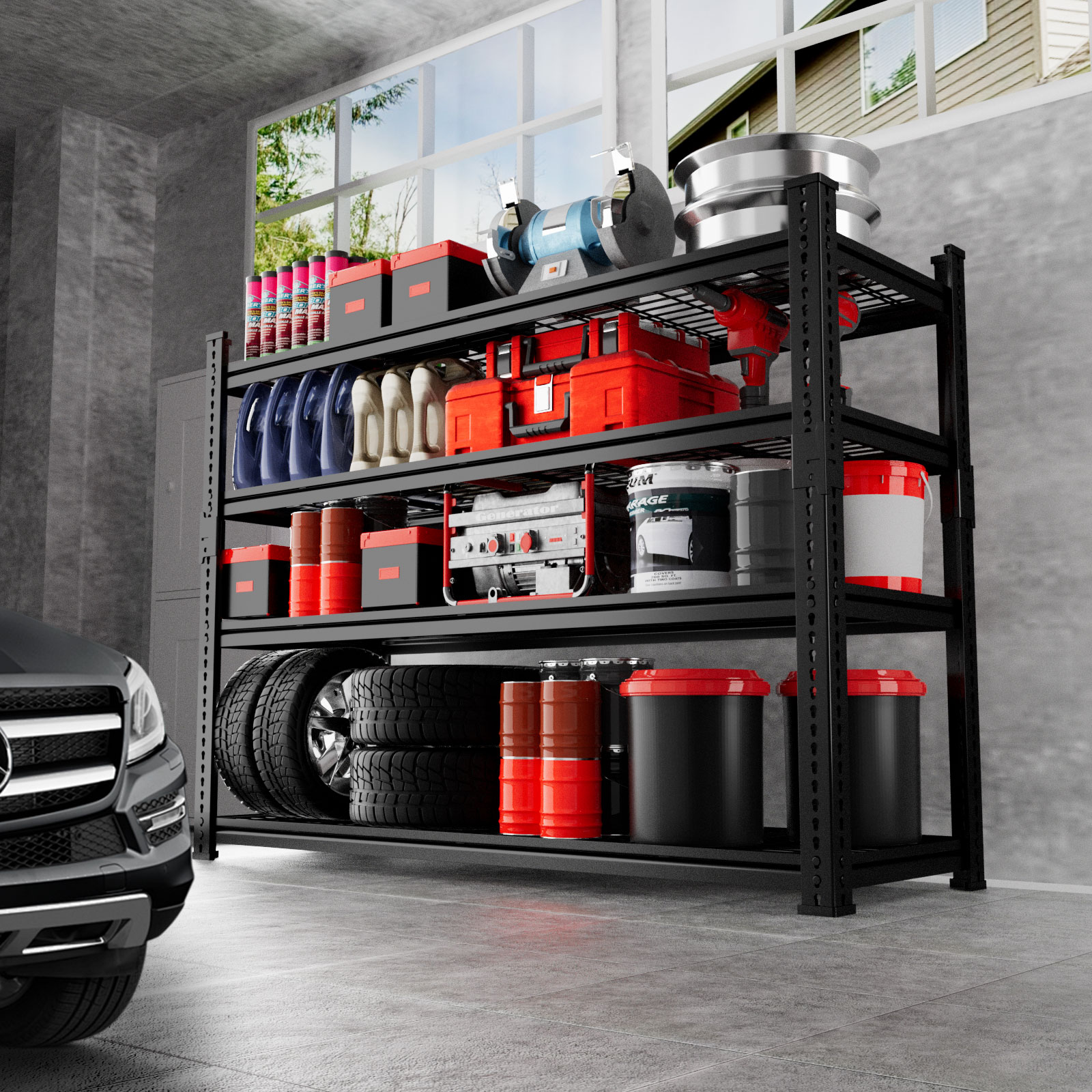 LOVMOR 48HDMS4C-PLR Free-Standing-Shelving - View #2