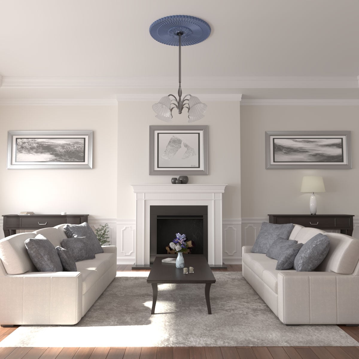 Ekena Millwork CM41NEAMF Ceiling-Medallions - View #4