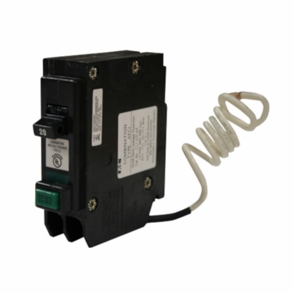 Eaton 370755 Type CH 20-amp 1 -Pole Combination arc fault Circuit Breaker