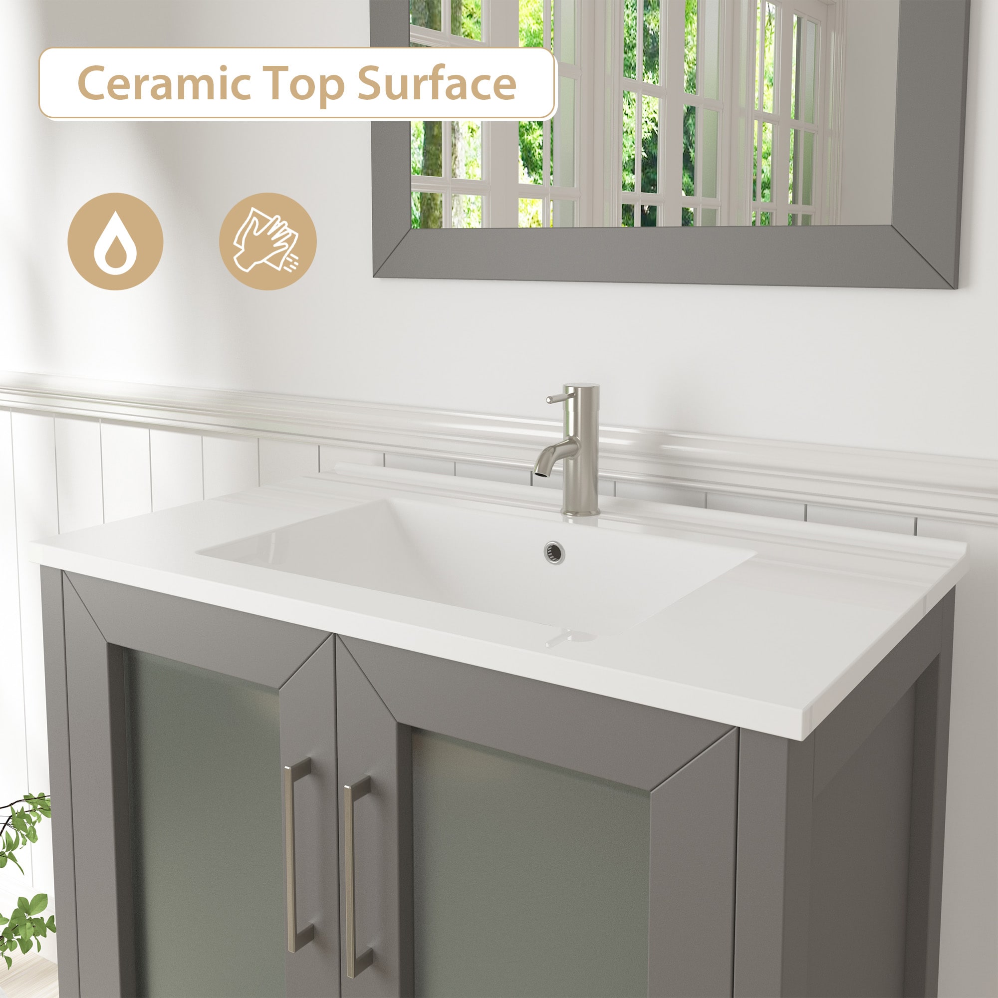 Vanity Art VA3030-96G Bath-Vanity-Combo - View #9