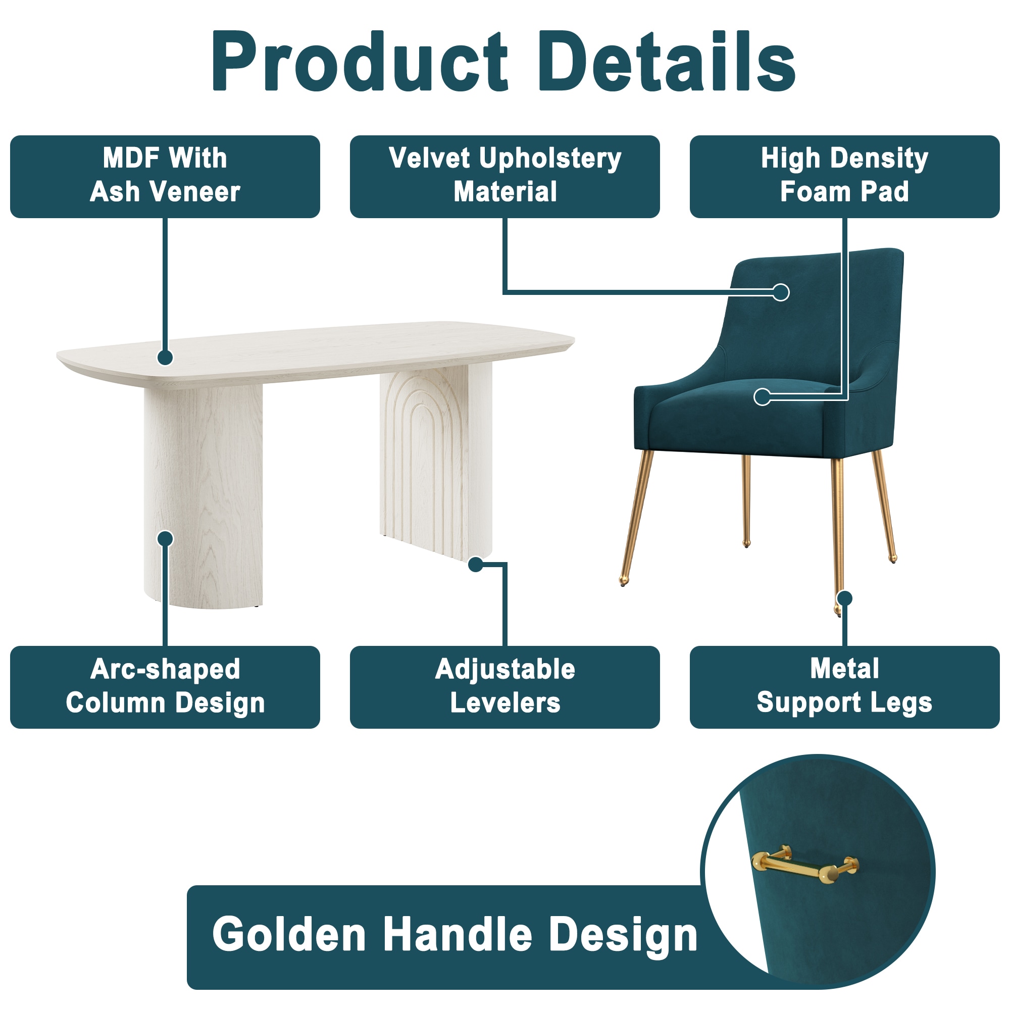 Clihome CL-1660A700LG Dining-Sets - View #8