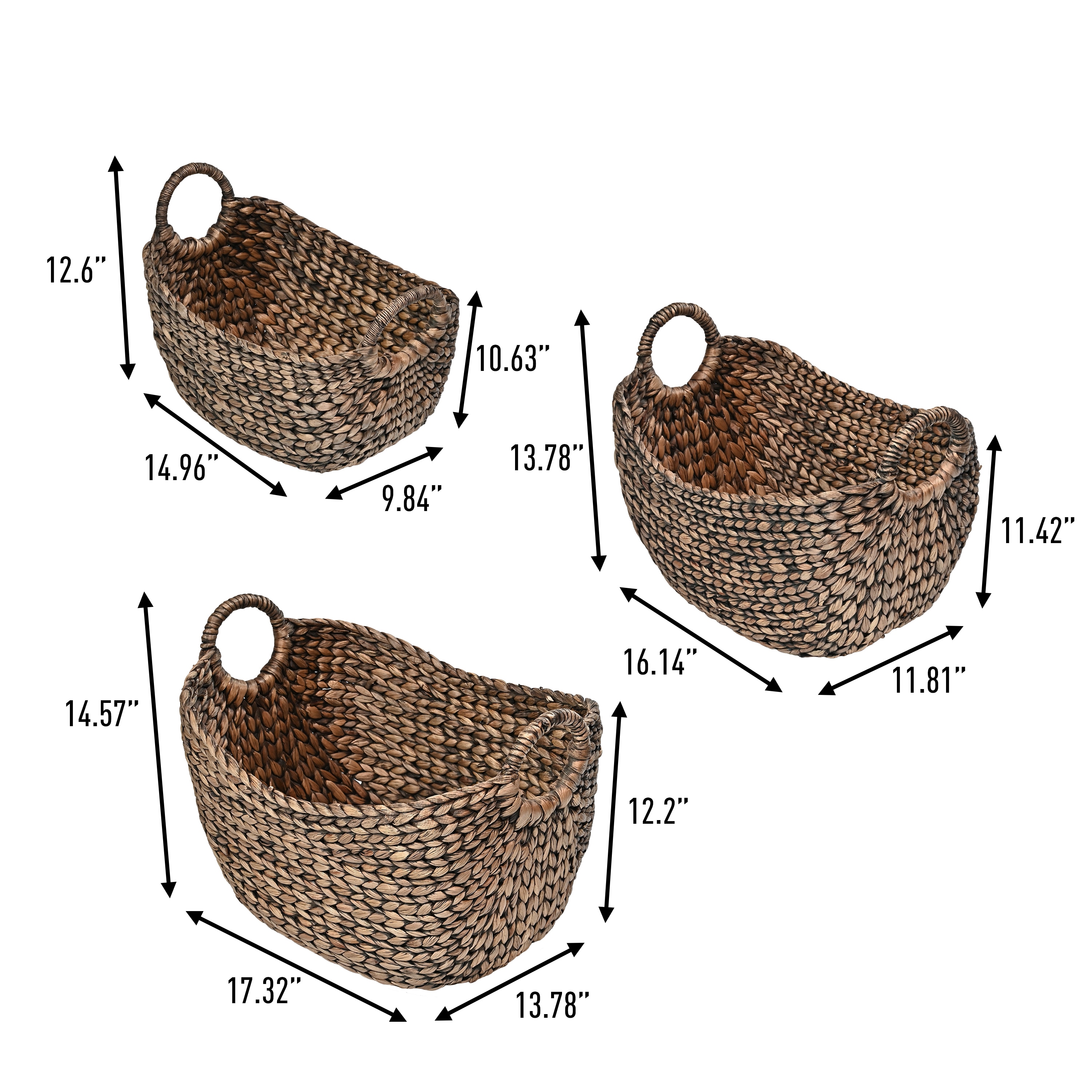 happimess BSK2002B-3SET Bins-Baskets - View #7