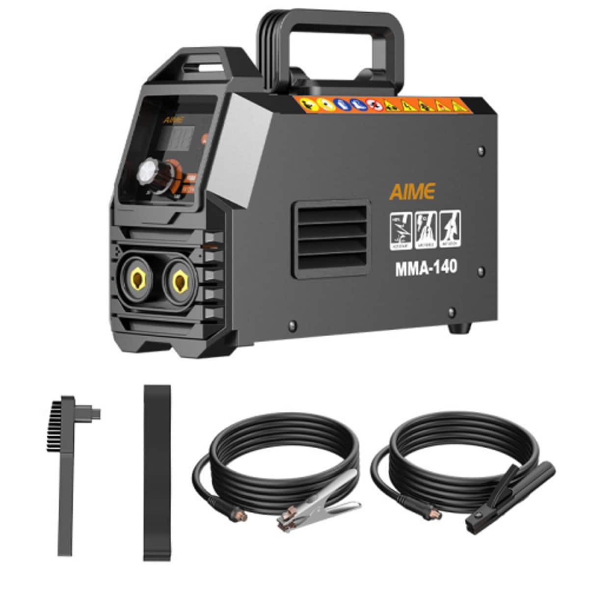 Tooliom 140A Argon Arc Welding Machine Mini Portable MMA Welder 110V Digital Display Hot Start