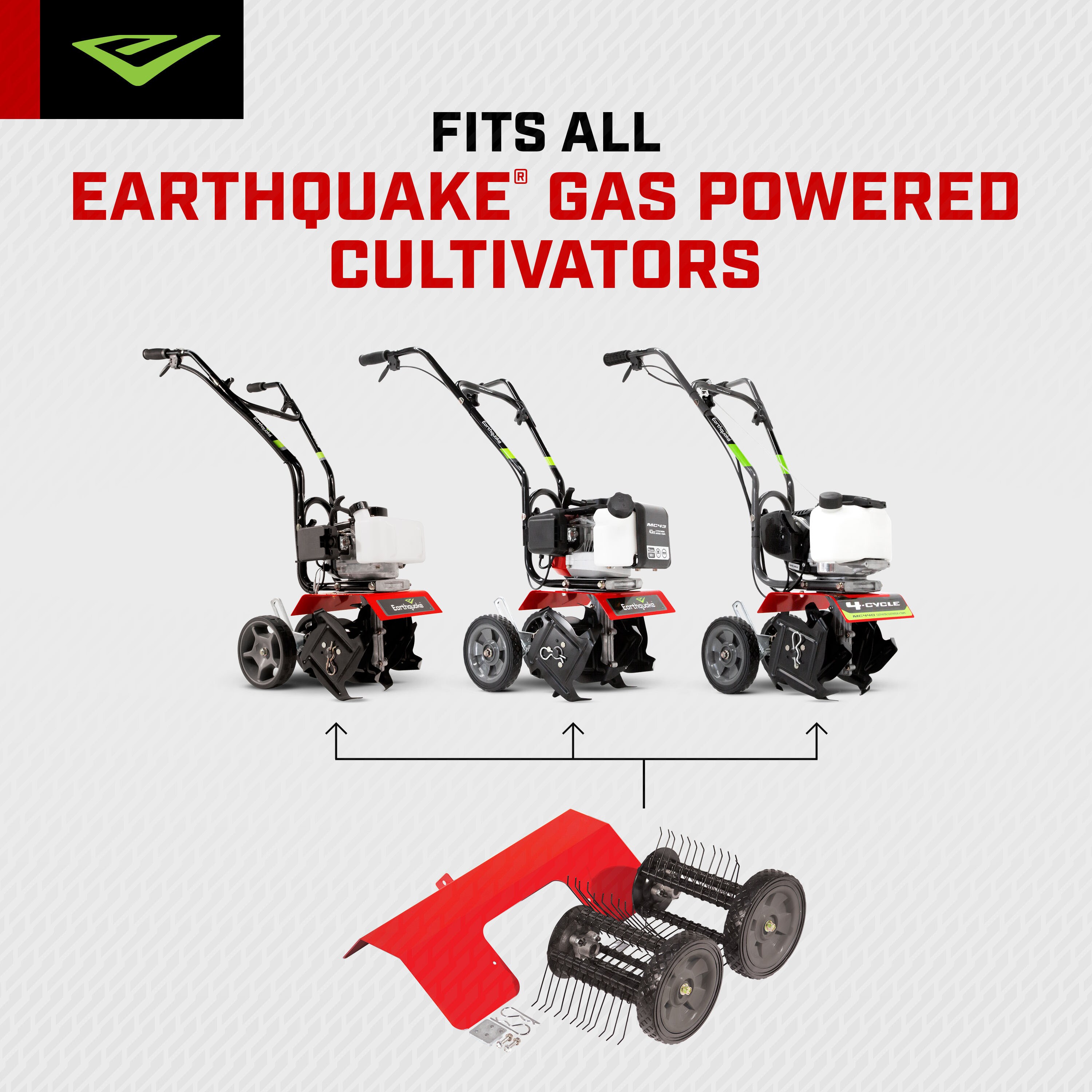 Earthquake DK43 Tiller-Attachments - View #4