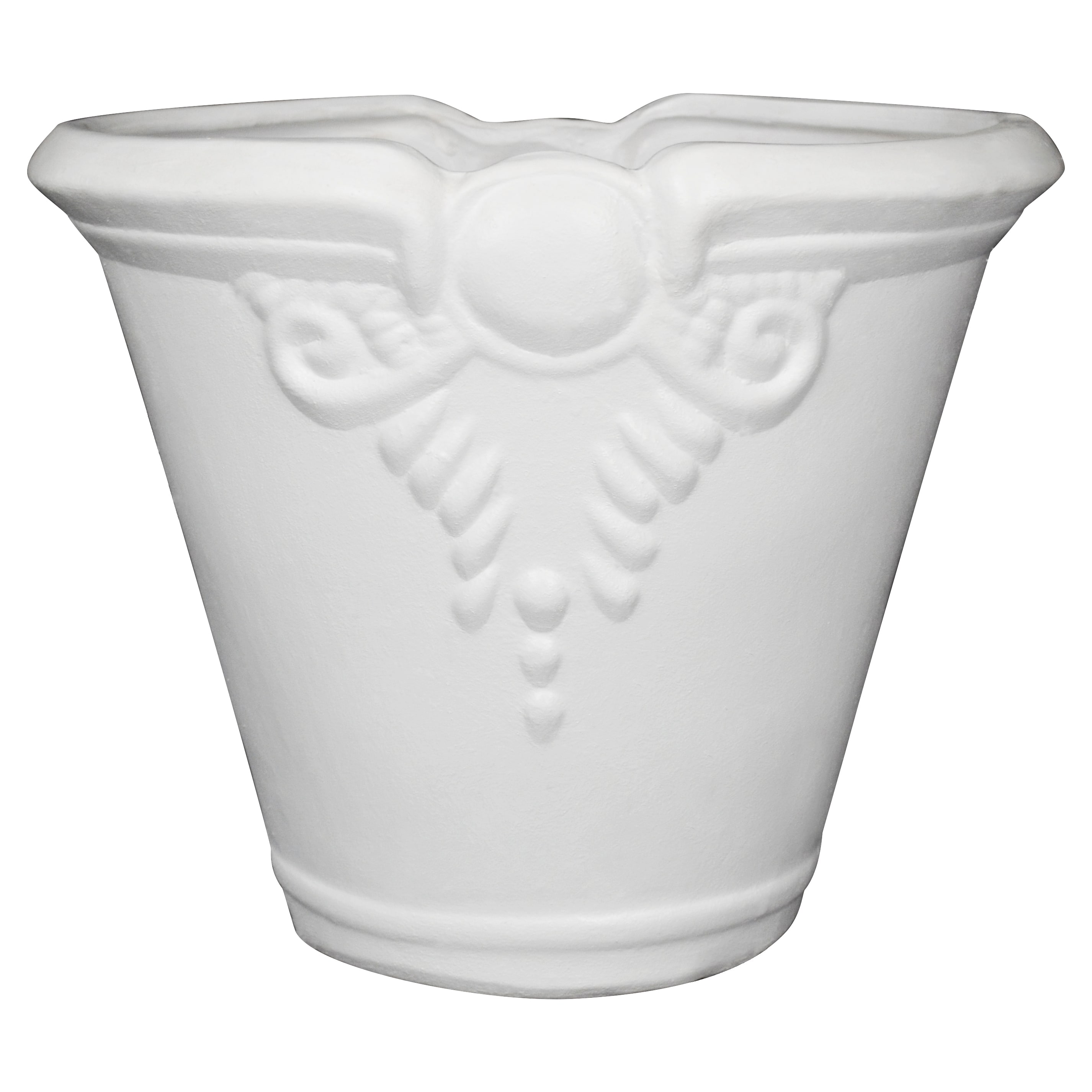 Evergreen 2CG850 14.0-in W Large Multiple colors/finishes Ceramic Indoor/Outdoor Planter with Drainage Holes