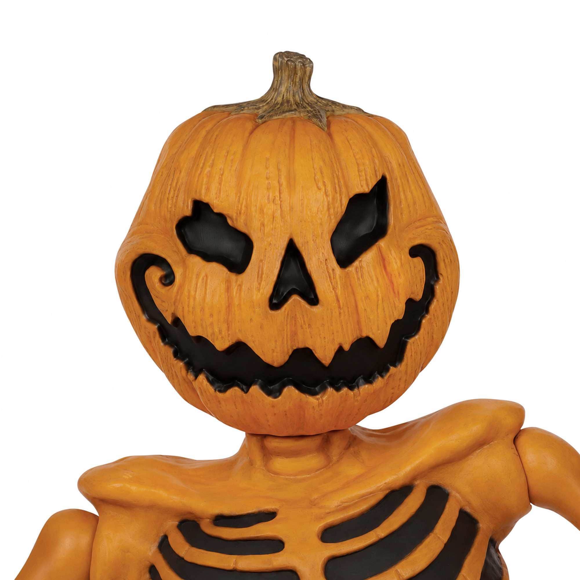 BOO BOX 48-in Groundbreaking Pumpkin Skeleton - Creepy Outdoor