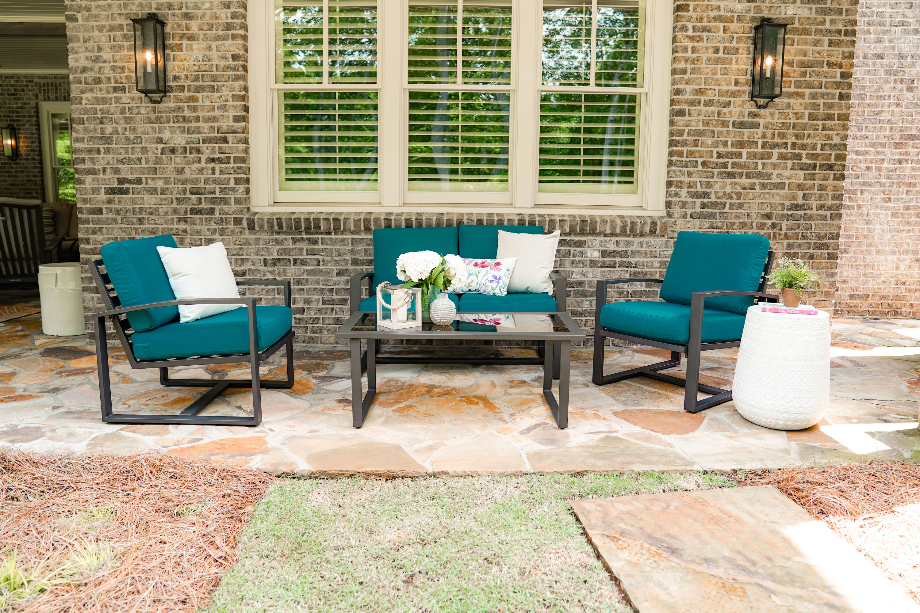 Leisure Made 967003-PEA Patio-Conversation-Sets - View #4