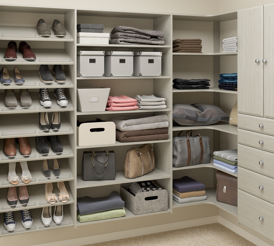 Easy Track RS1436-CG Wood-Closet-Shelves - View #2