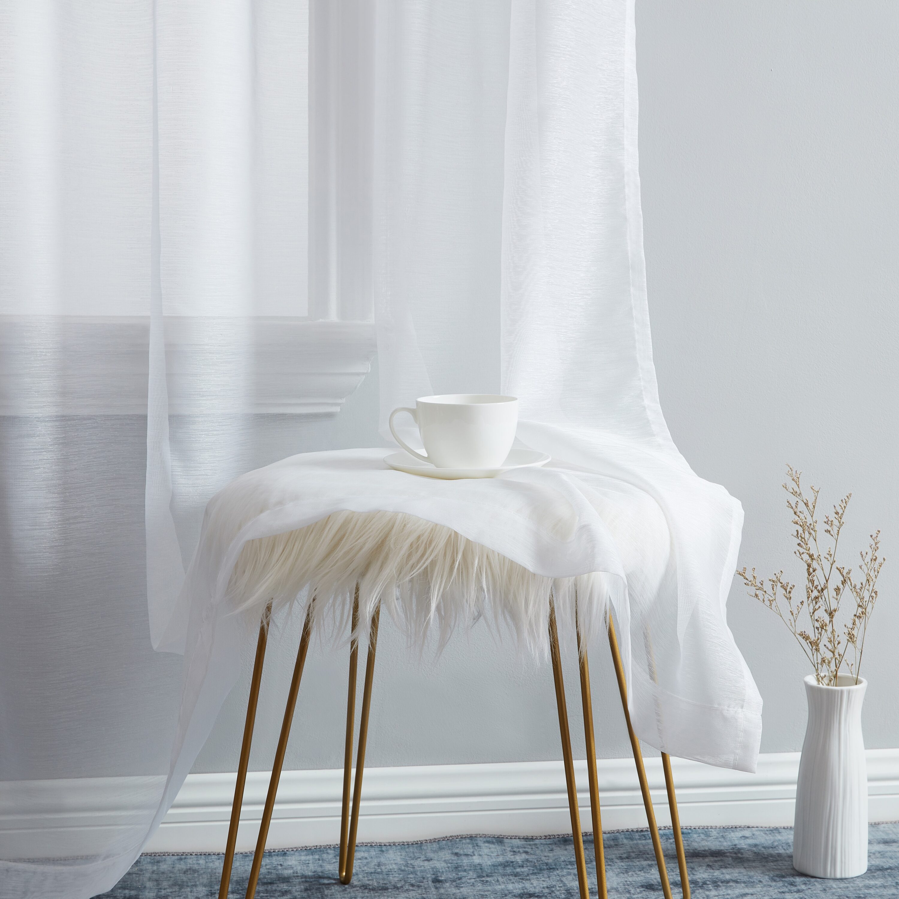HLC.me ADISN-TBTP-108-WHT curtains - View #4