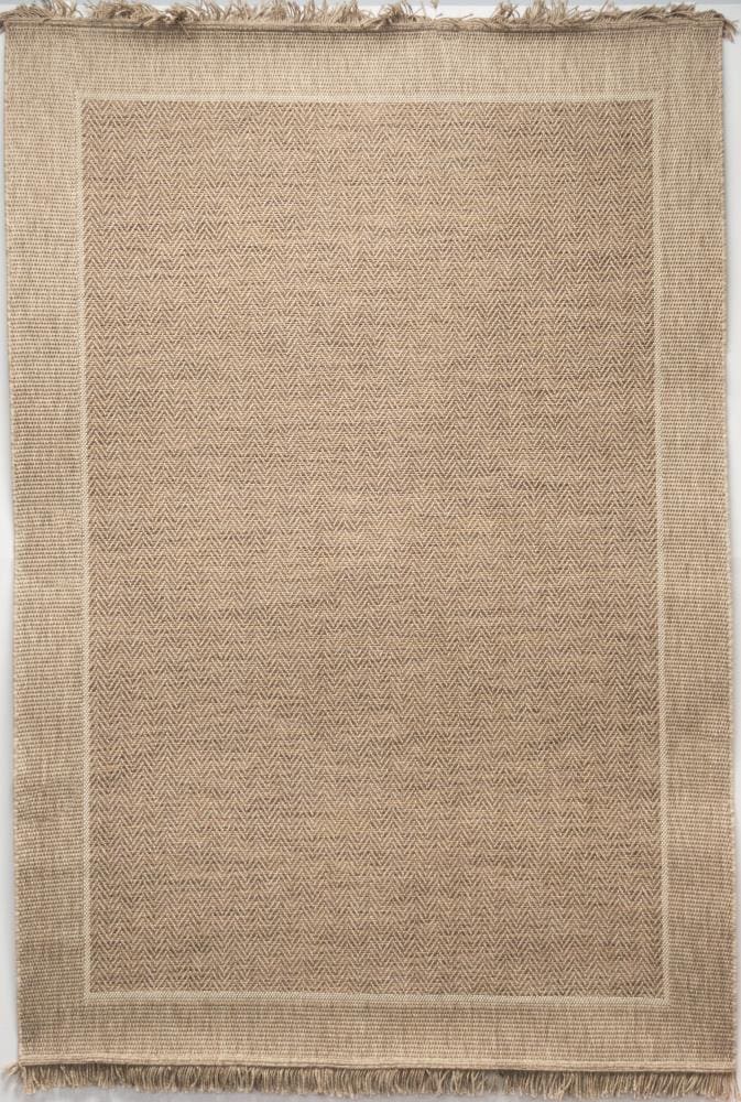 Allen Roth Indy 8 X 10 Tan Indoor Outdoor Border Area Rug In The Rugs Department At Lowes Com