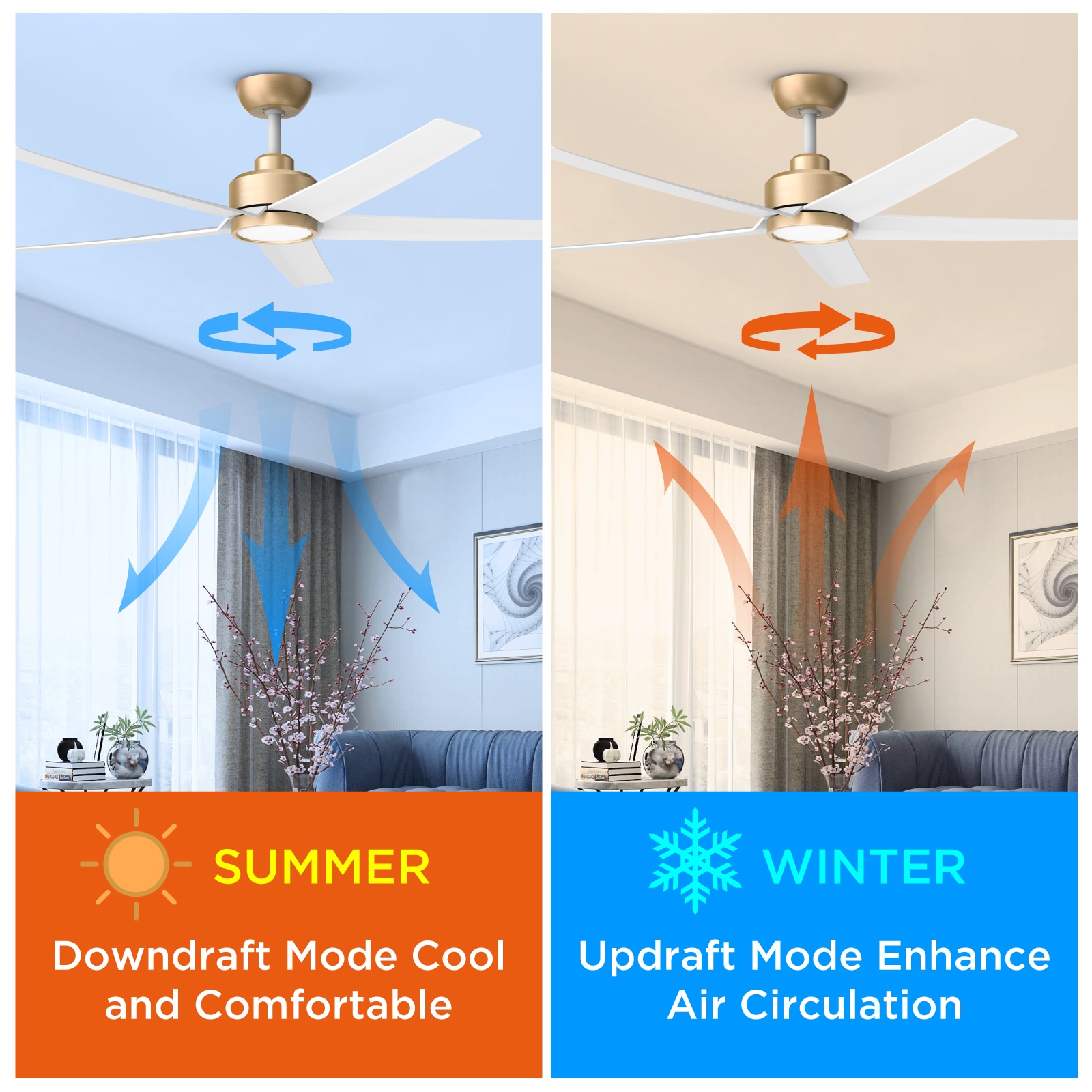 TALOYA TLY-WF-WG-D52 Ceiling-Fans - View #2