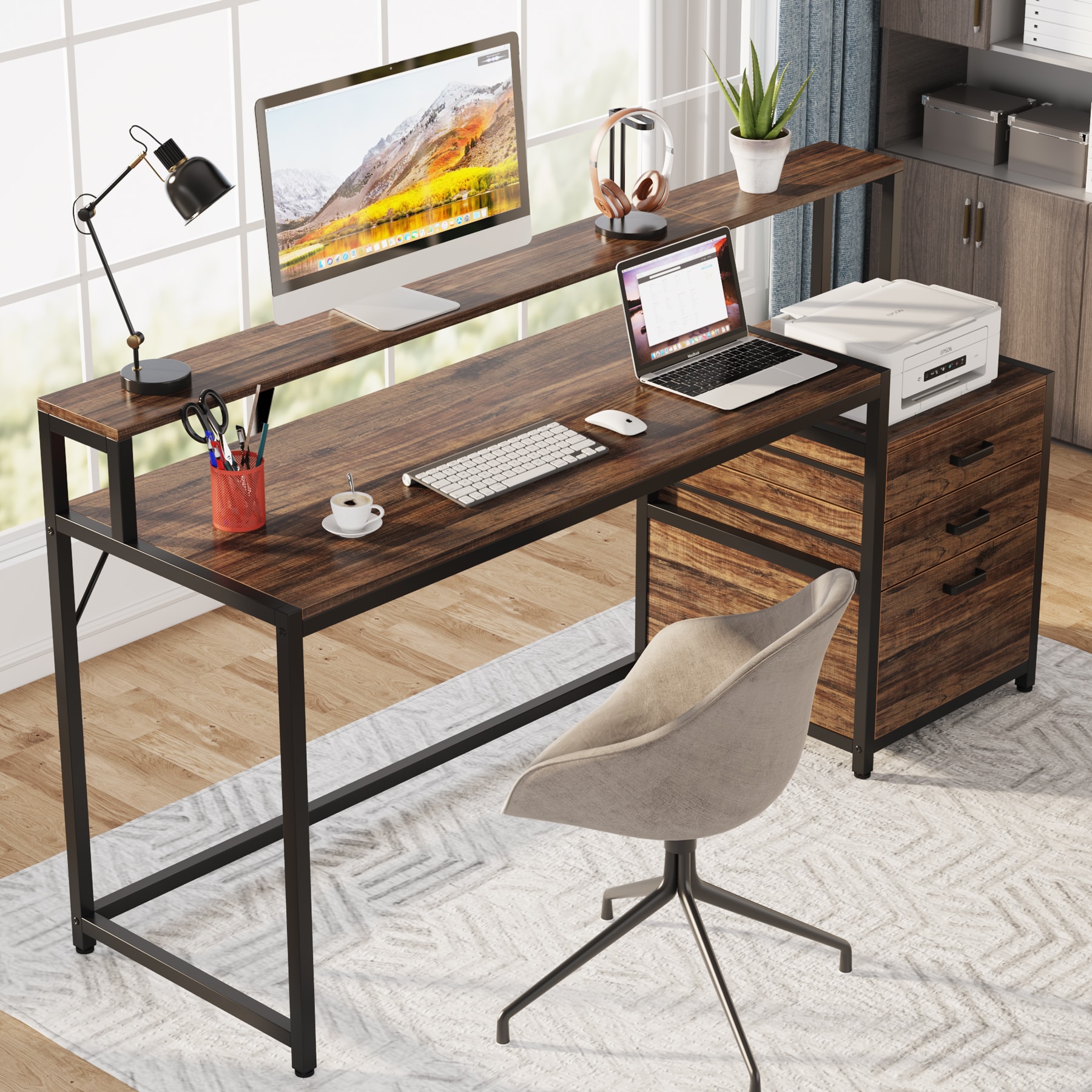 Fnova LWTJ-JW0464 Office-Tables - View #2
