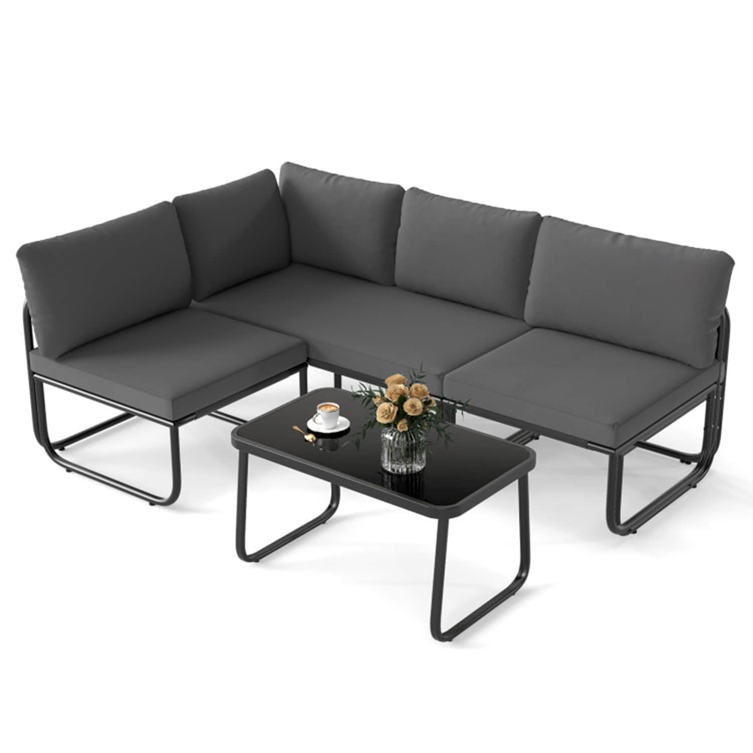 Mondawe MO-NP2414GR Patio-Conversation-Sets - View #9