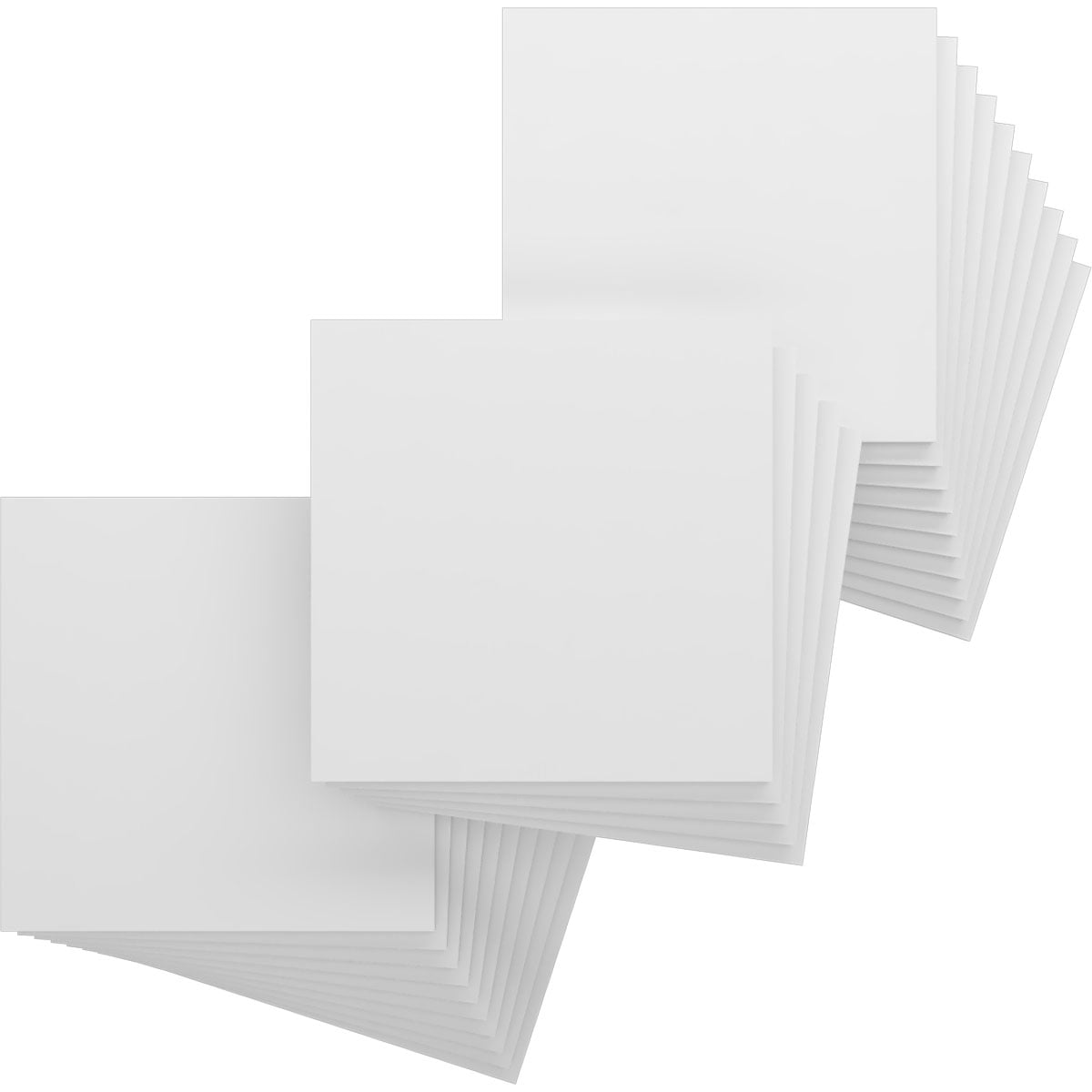 Ekena Millwork HBP16X16X500DUN 15-3/4-in x 15-3/4-in Smooth Paintable/Stainable White PVC Wall Panel ( 25 -Pack, Covers 1.72-sq ft )