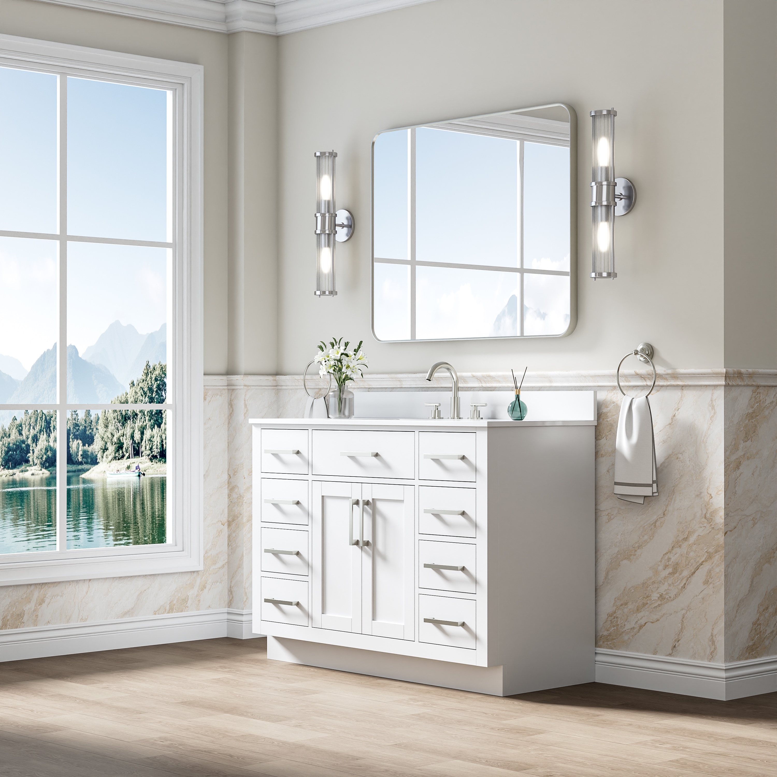 Ayelon BVMNWT48WC Bath-Vanity-Combo - View #2