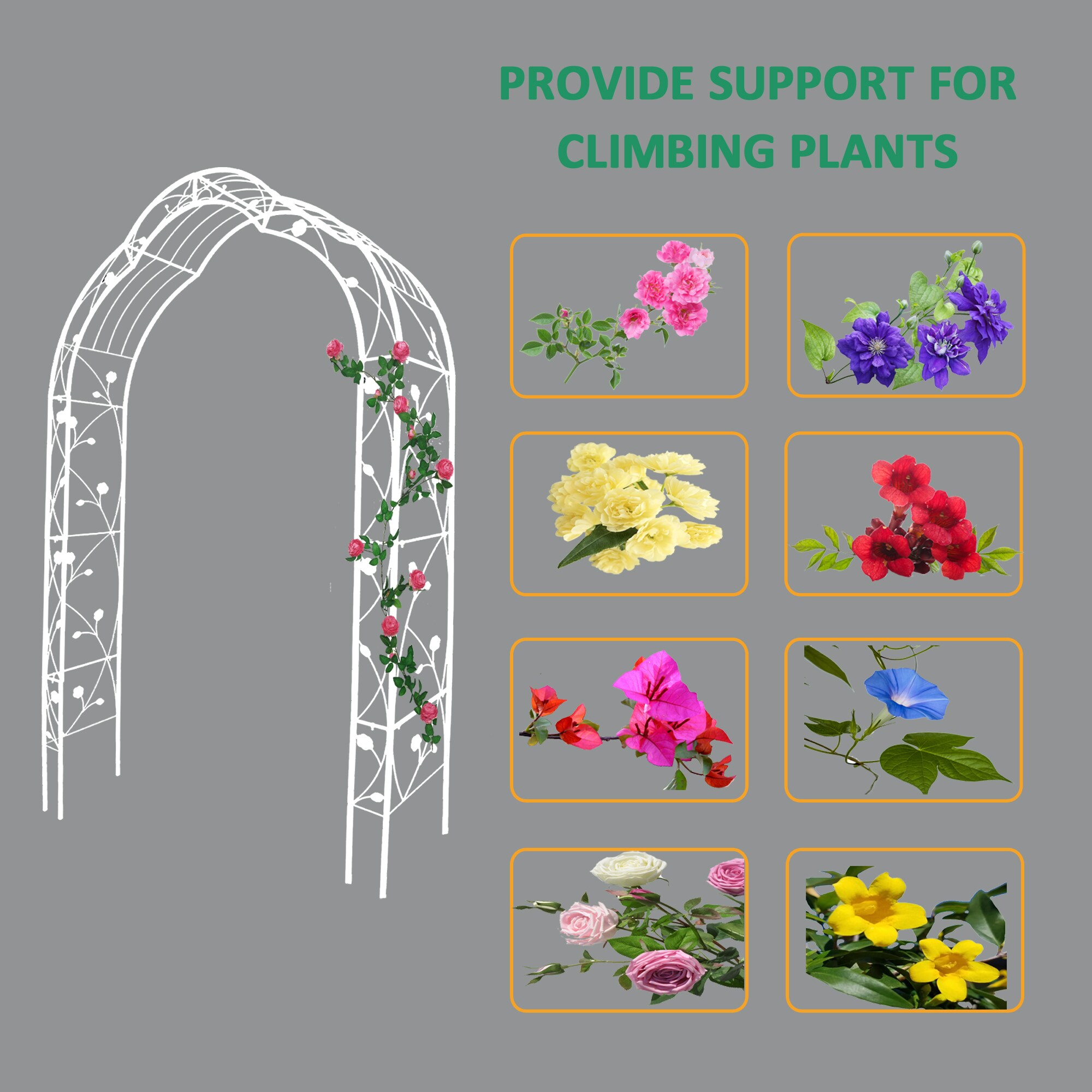 Oizaye ZWG-81140 Garden-Trellis - View #5