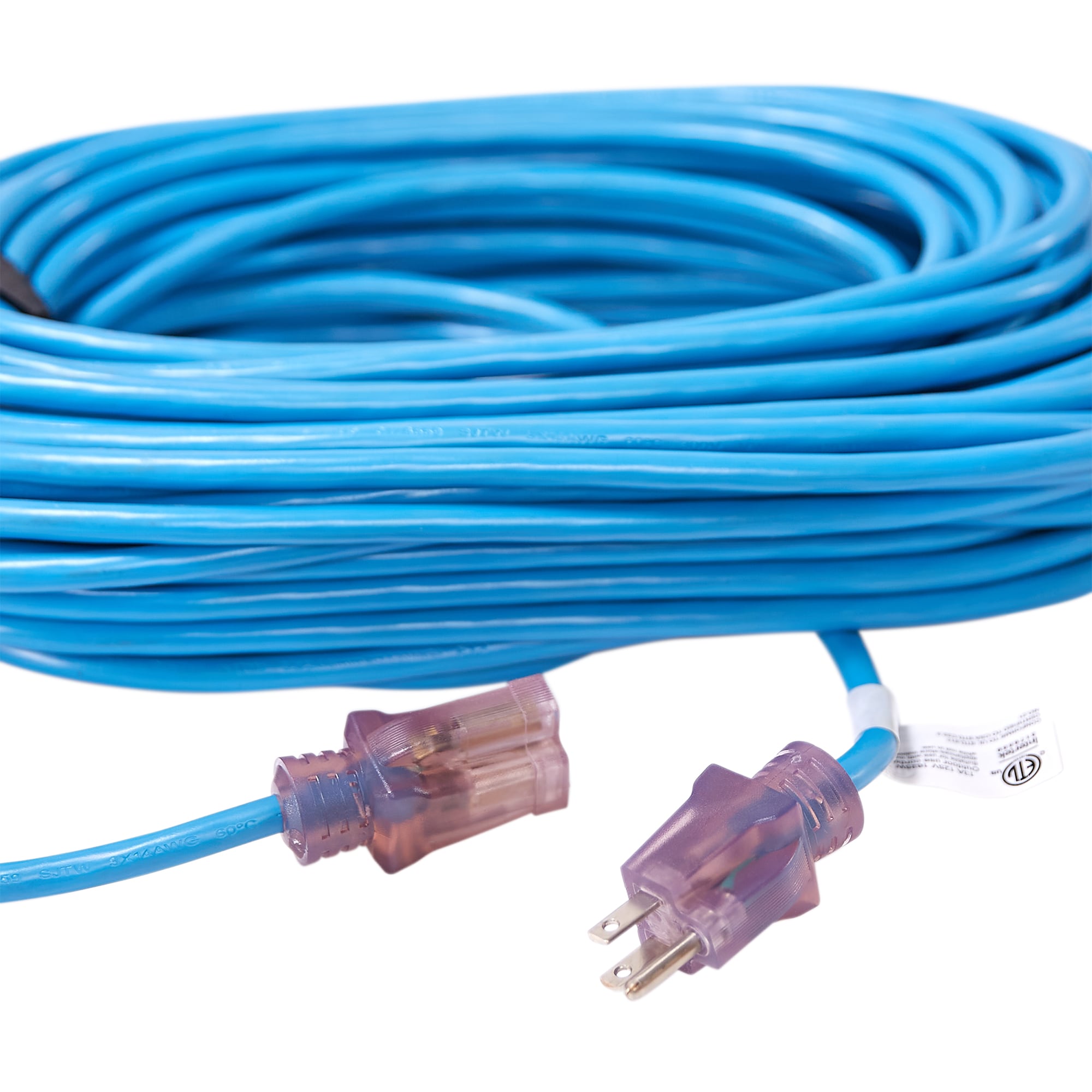 20tl77 1/2 in x 100 ft Utility Cord, 12 Strand, Blue