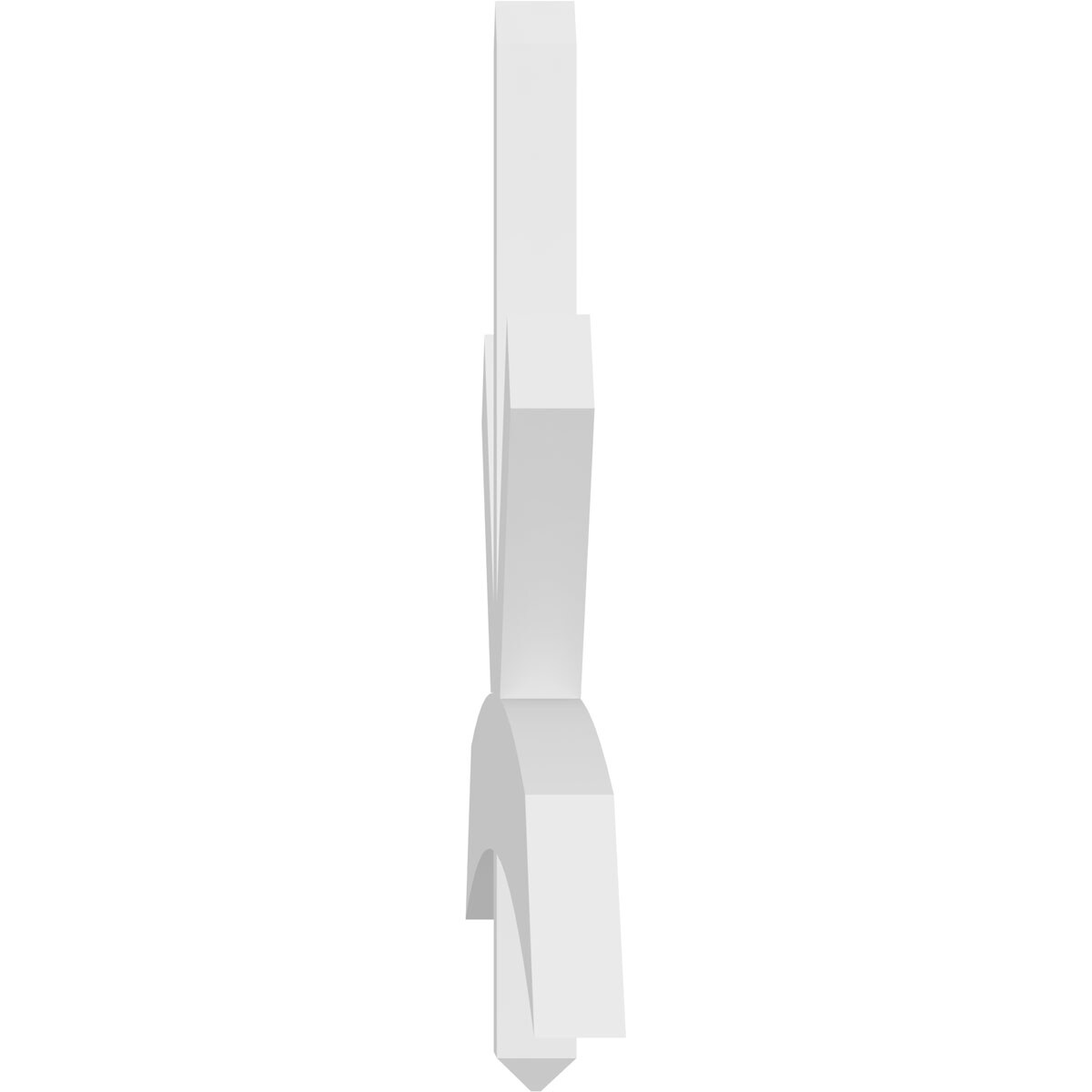 Ekena Millwork GBP084X25X0204ALB00 Exterior-Brackets-Braces - View #3