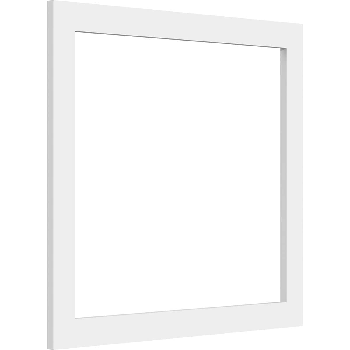 Ekena Millwork 20-in x 18-in Smooth White PVC Fretwork Wall Panel in ...