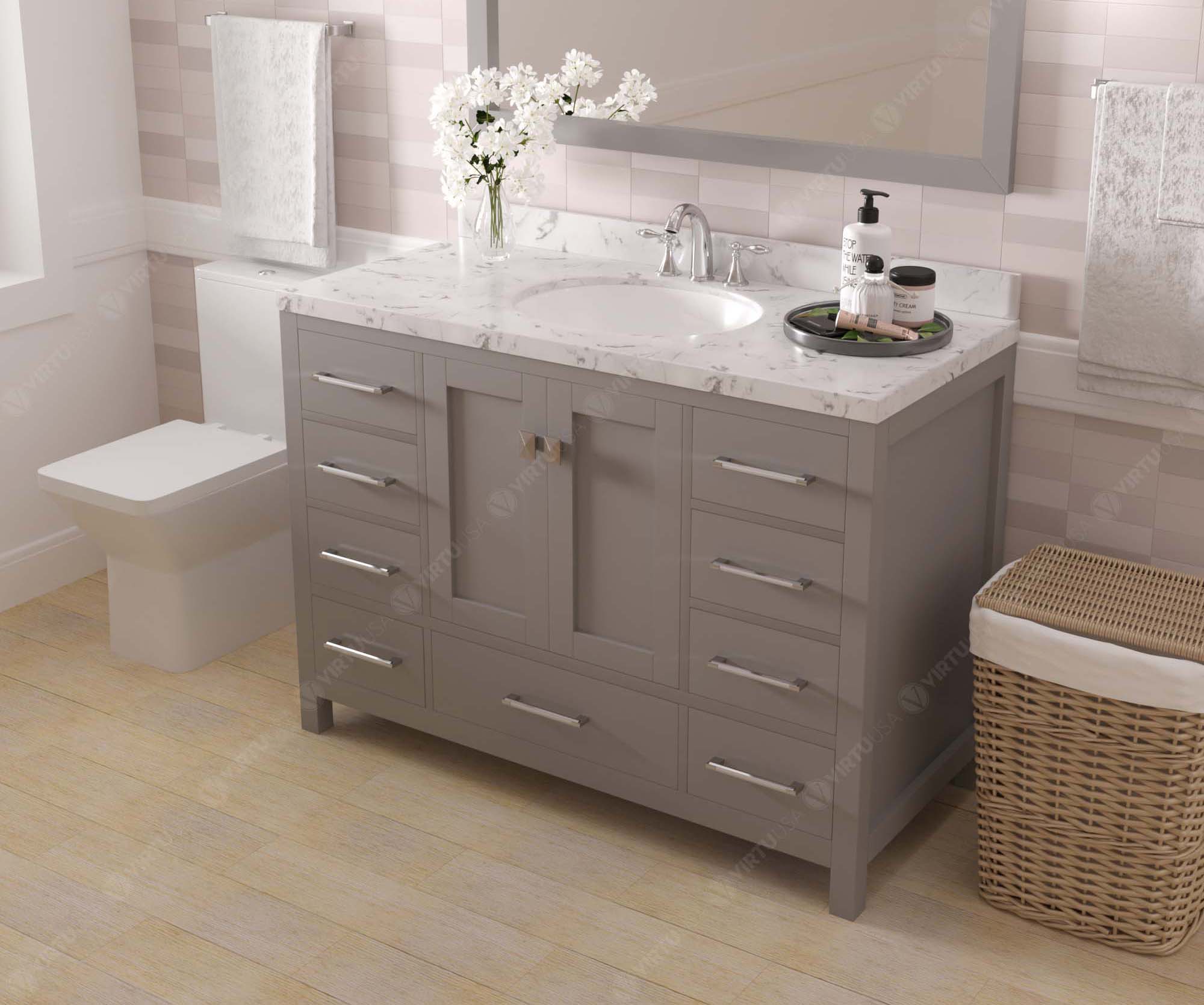 Virtu USA GS-50048-CMRO-GR-NM Bath-Vanity-Combo - View #3