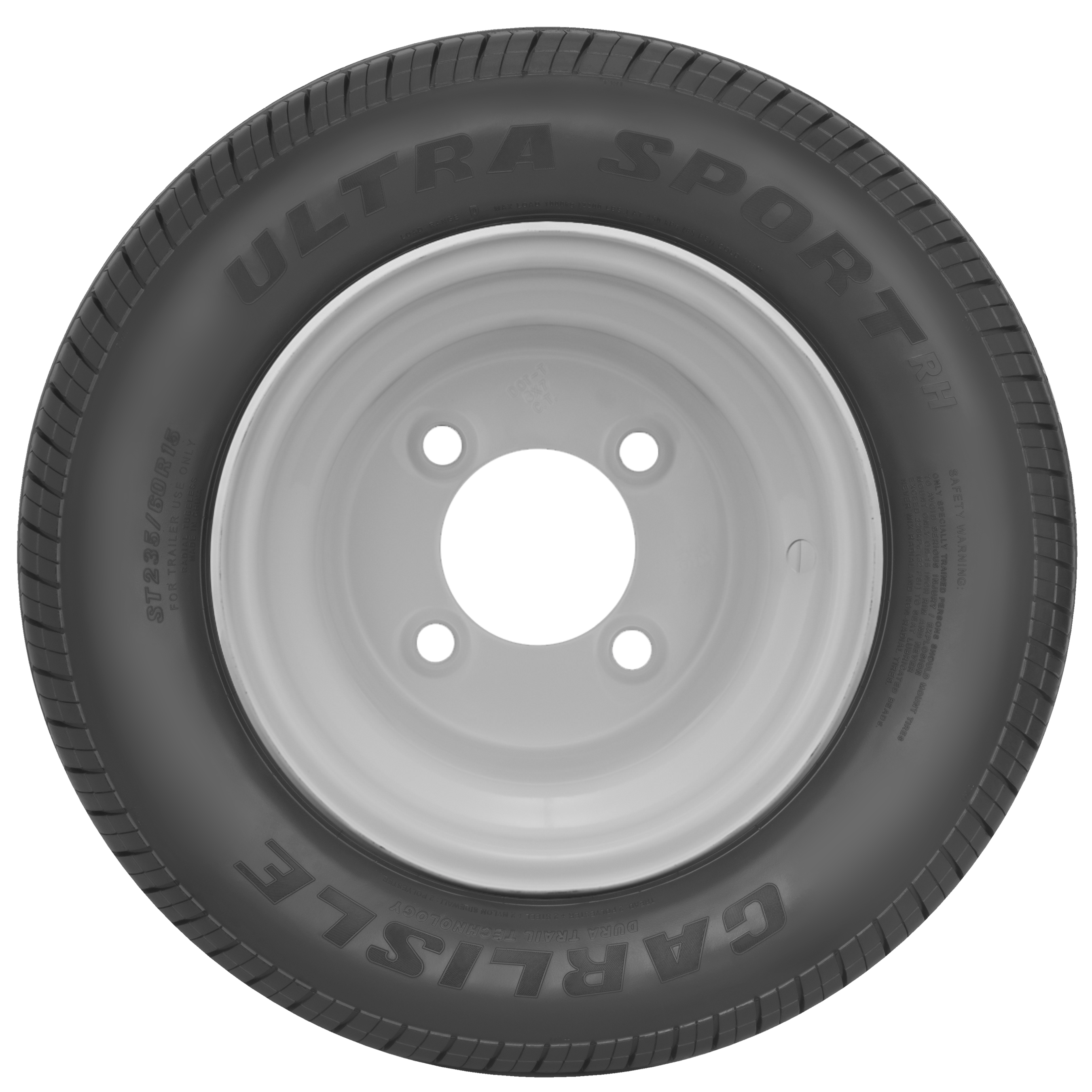 Carlisle universal application 4 80 4 00 8 in pneumatic tire and wheel