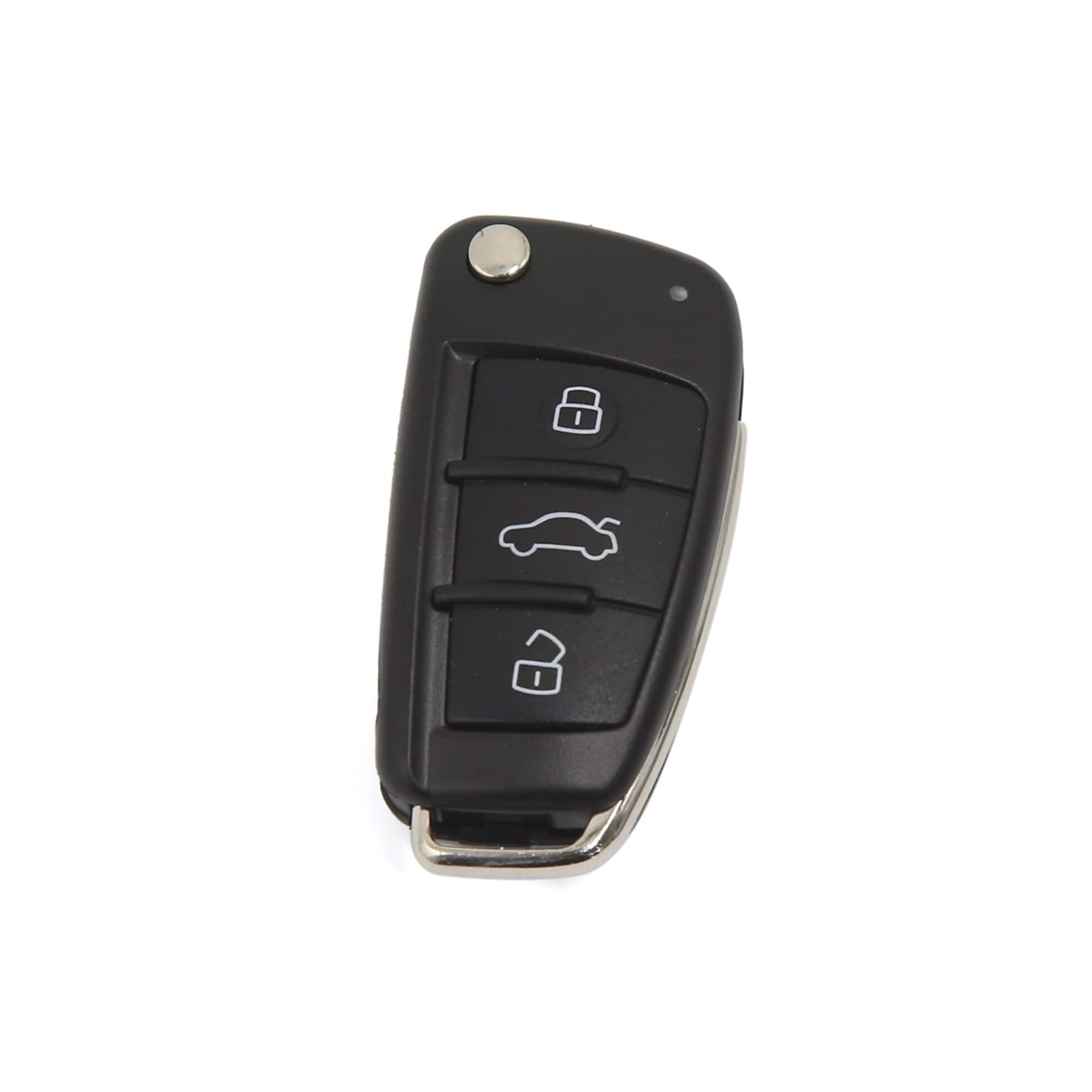 Unique Bargains New 3 Buttons Replacement Remote Flip Key Fob Case Shell for Audi A3 A4 A6 Q7 TT