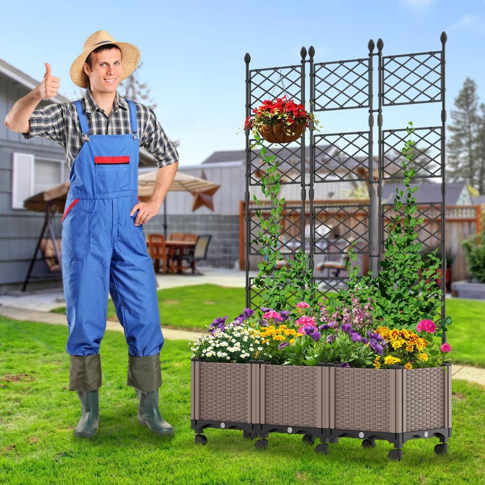 Esazn LYSTY-TSL-250-BR-BL Raised-Garden-Beds - View #6