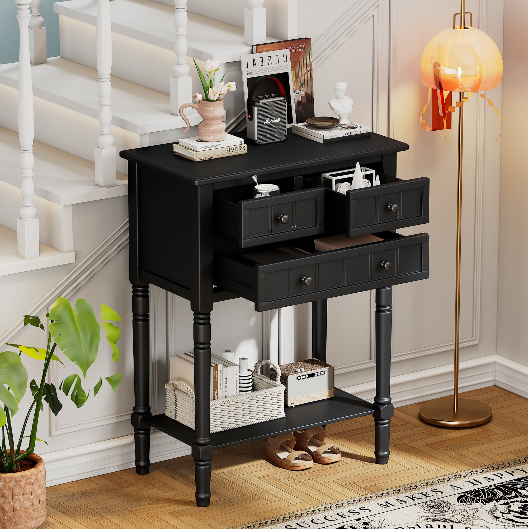 SINOFURN SYA330168BK Console-Sofa-Tables - View #5