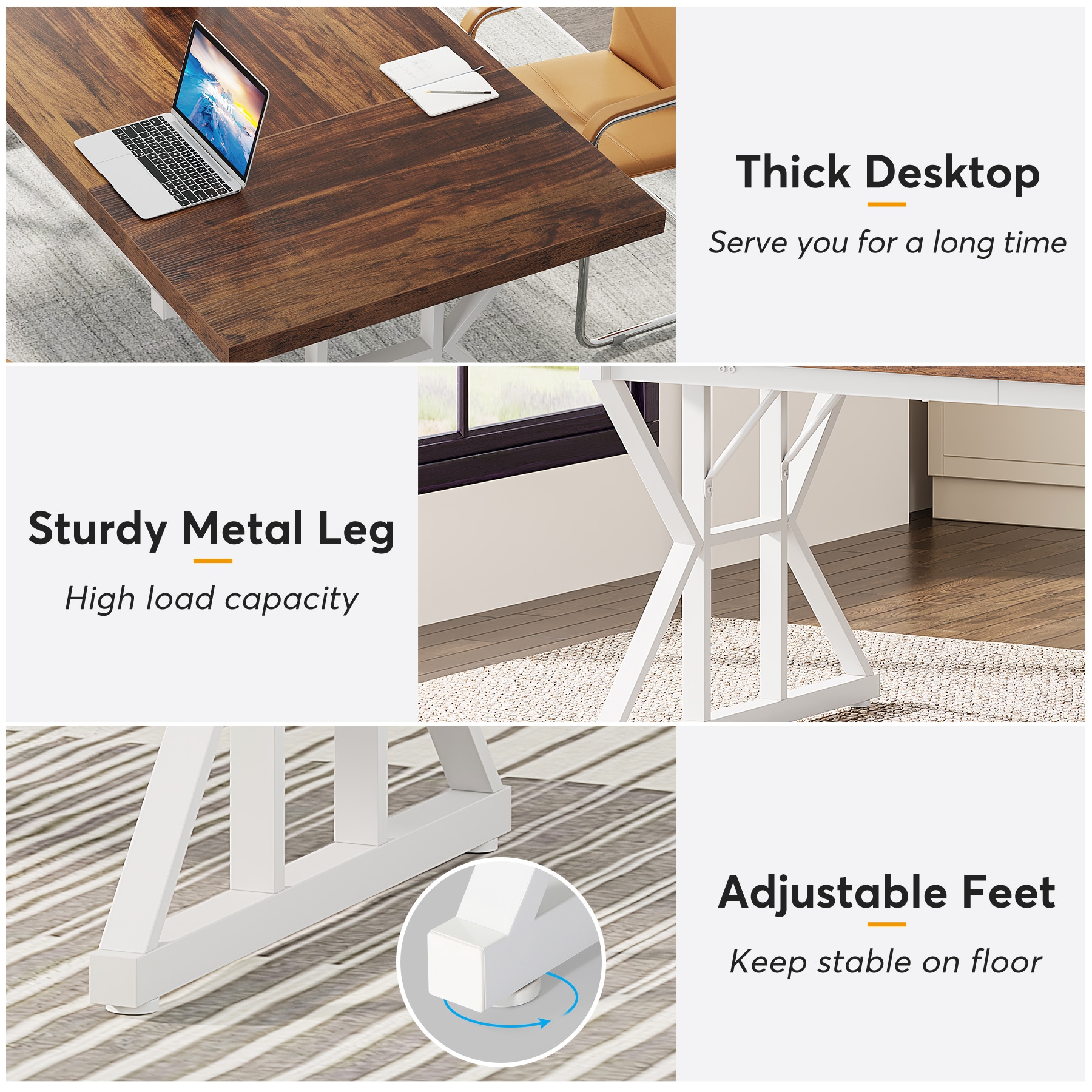 Tribesigns LWFD-JW0432 Office-Tables - View #6