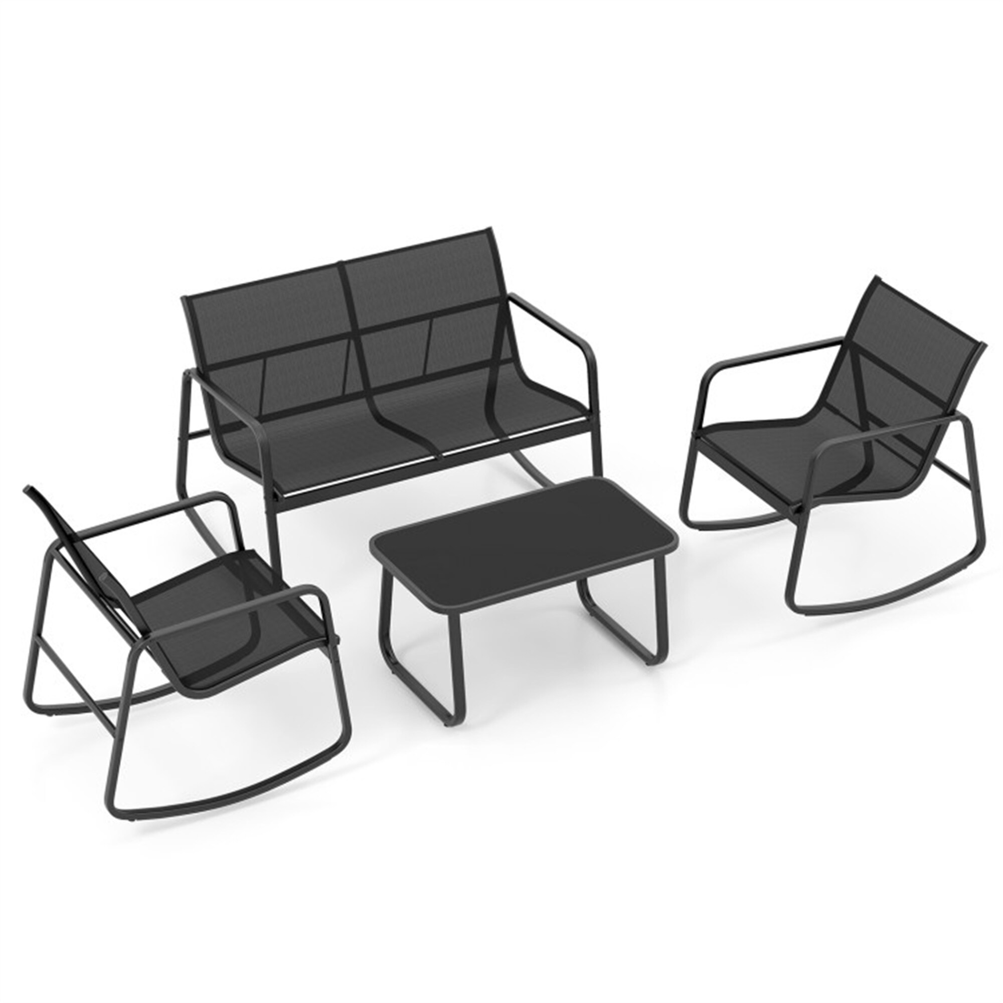 BABOOM BOM-72586WH-CO Patio-Conversation-Sets - View #2