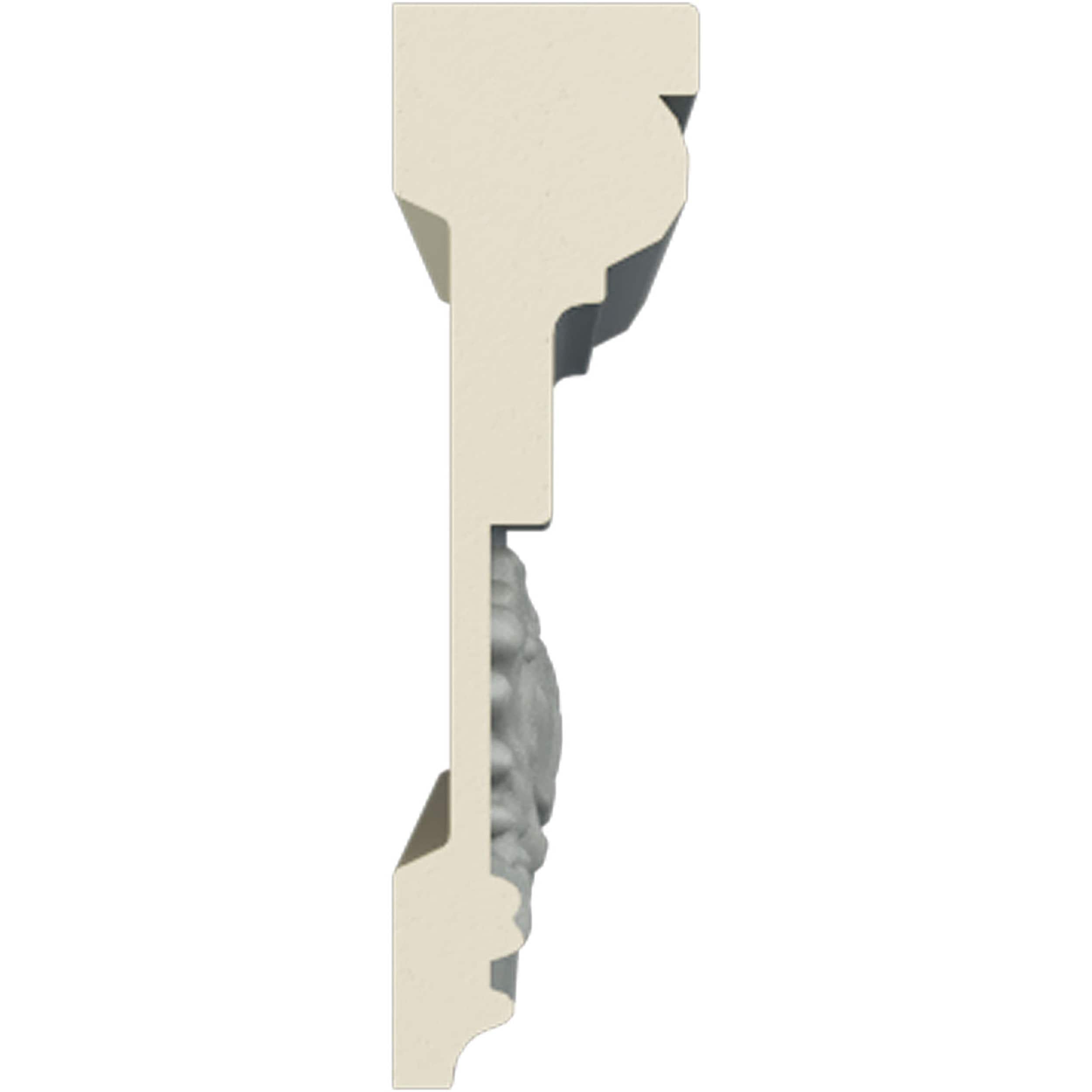 Ekena Millwork CHA04X01DY-CASE-12 Chair-Rail-Moulding - View #3