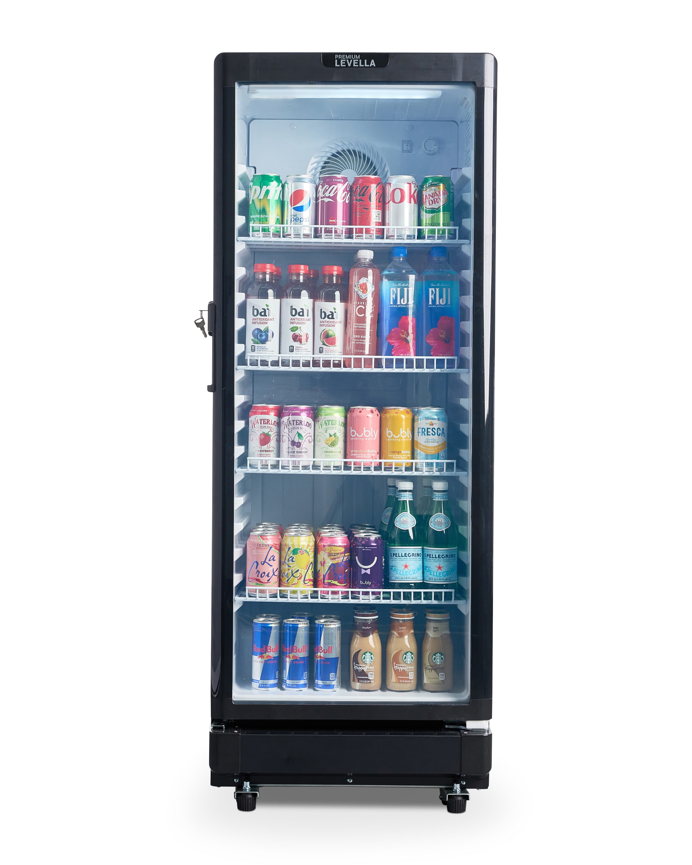 Premium Levella 7.1-cu Ft Commercial Refrigerator 1 Glass Door ...