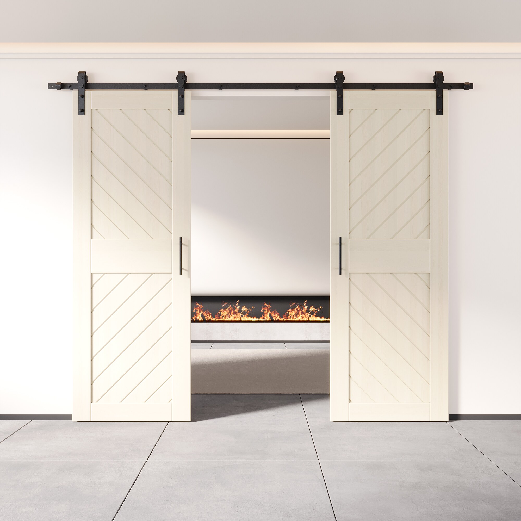 HOMACER YT2H108C-XT4-2684-TG Barn-Doors - View #8
