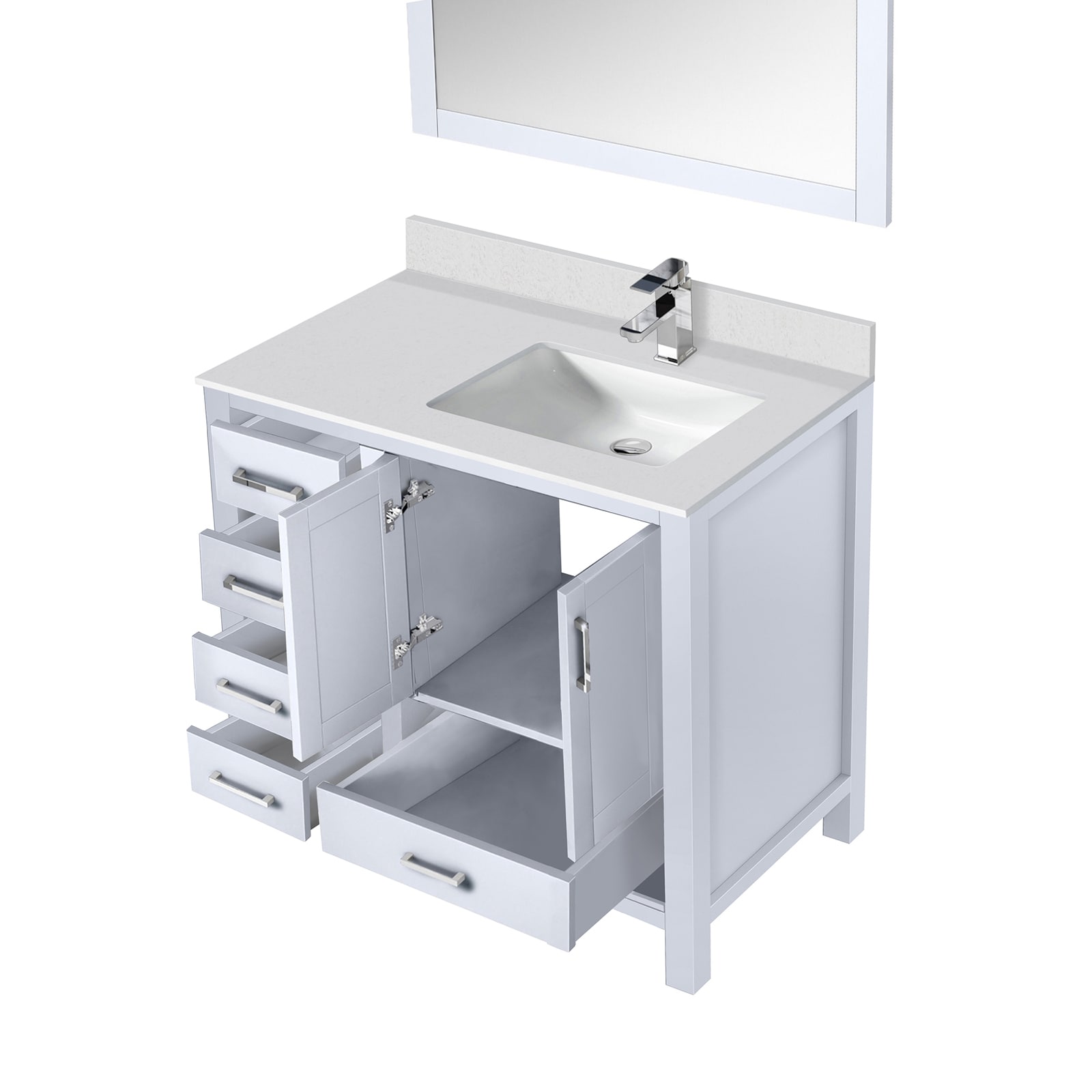 Lexora LVJ36SA311R Bath-Vanity-Combo - View #3