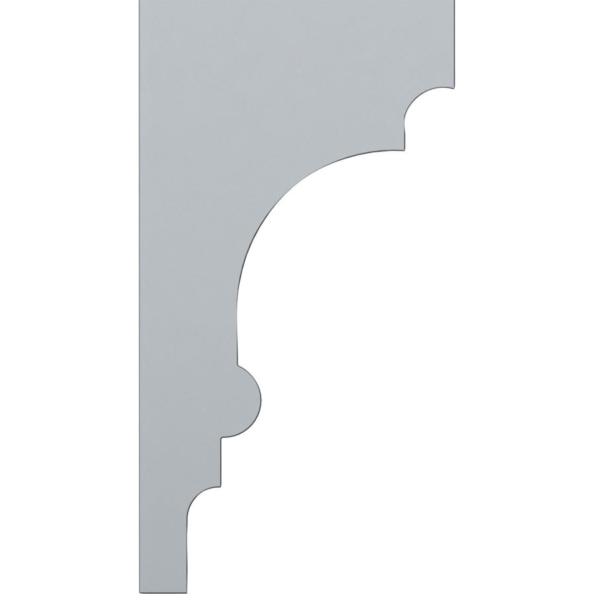 Ekena Millwork BKT03X04X08DI Exterior-Brackets-Braces - View #4