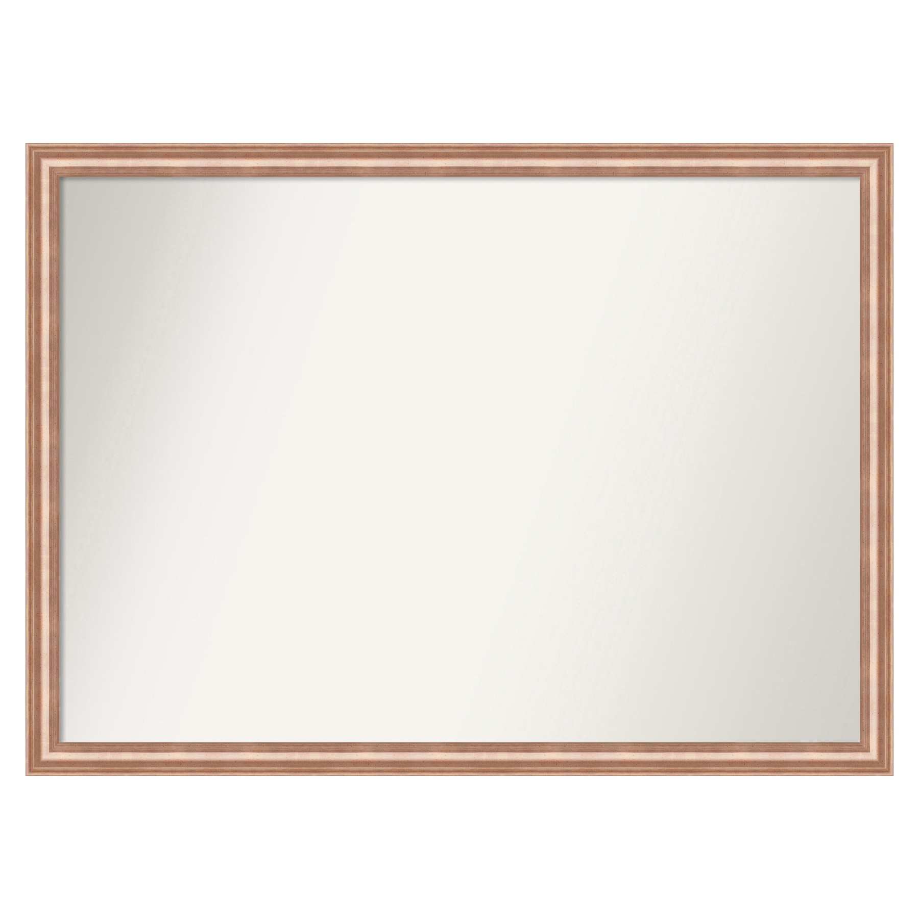 Amanti Art A17007222767 Harmony Rose Gold Frame 40.5-Inches W x 29.5-Inches H Rectangle Gold Framed Vanity Mirror