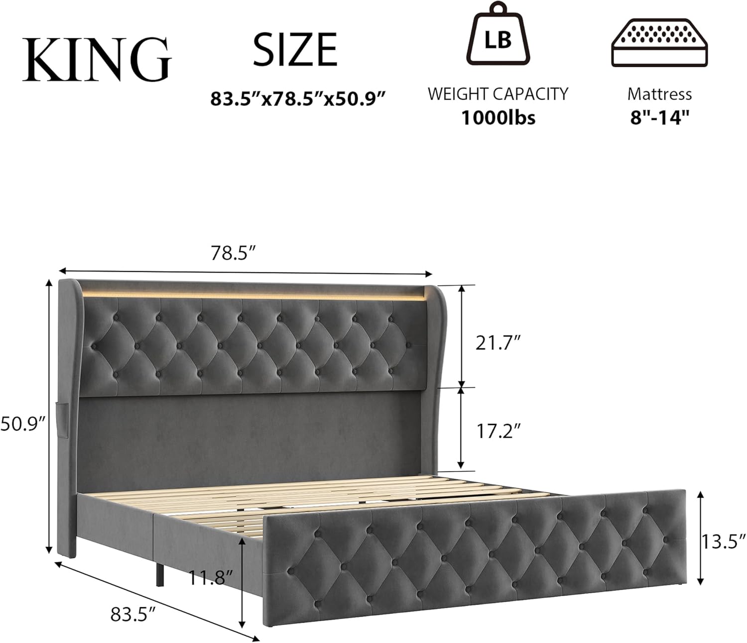 Qeetex LHF-BED-PHO-15HJXLXE beds - View #3