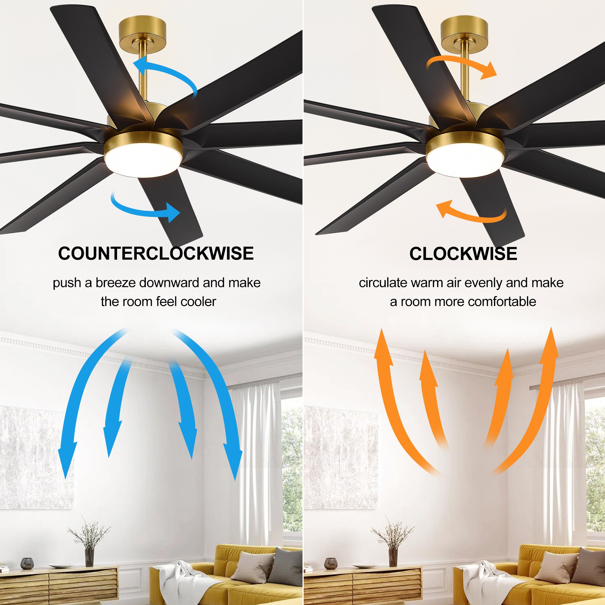 Breezary 23044-GB Ceiling-Fans - View #7