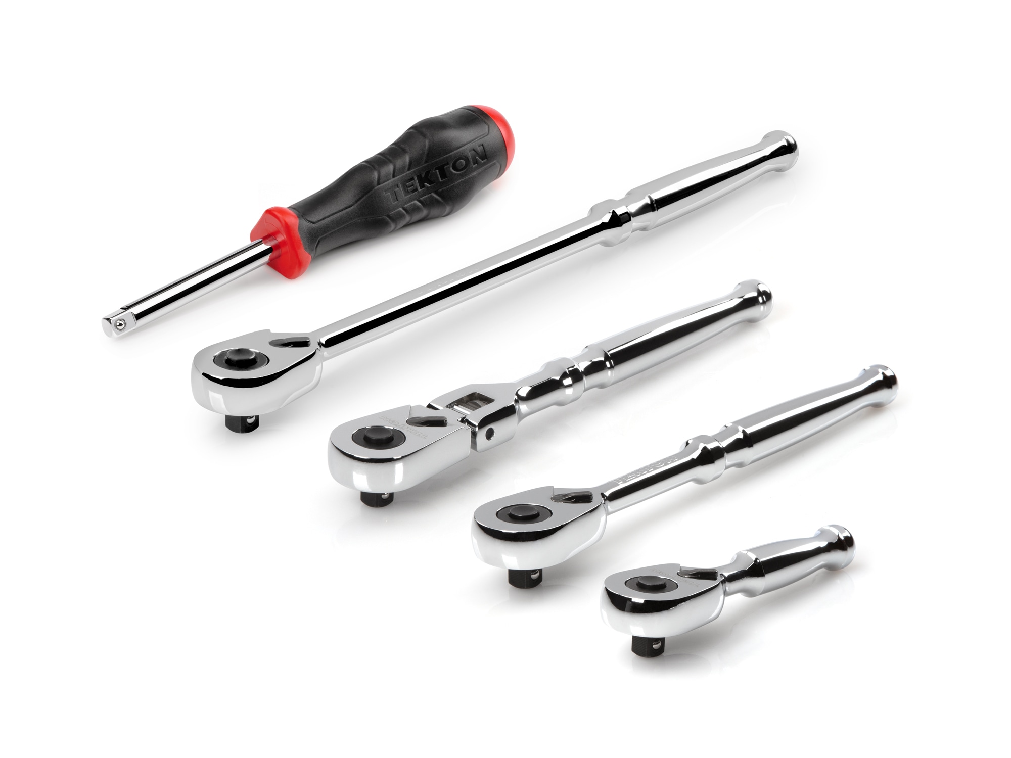 TEKTON 1/4 Inch Drive Quick-Release Ratchet and Spinner Handle Set (5-Piece) SDR99007 Sansujyuku sansujyuku.com