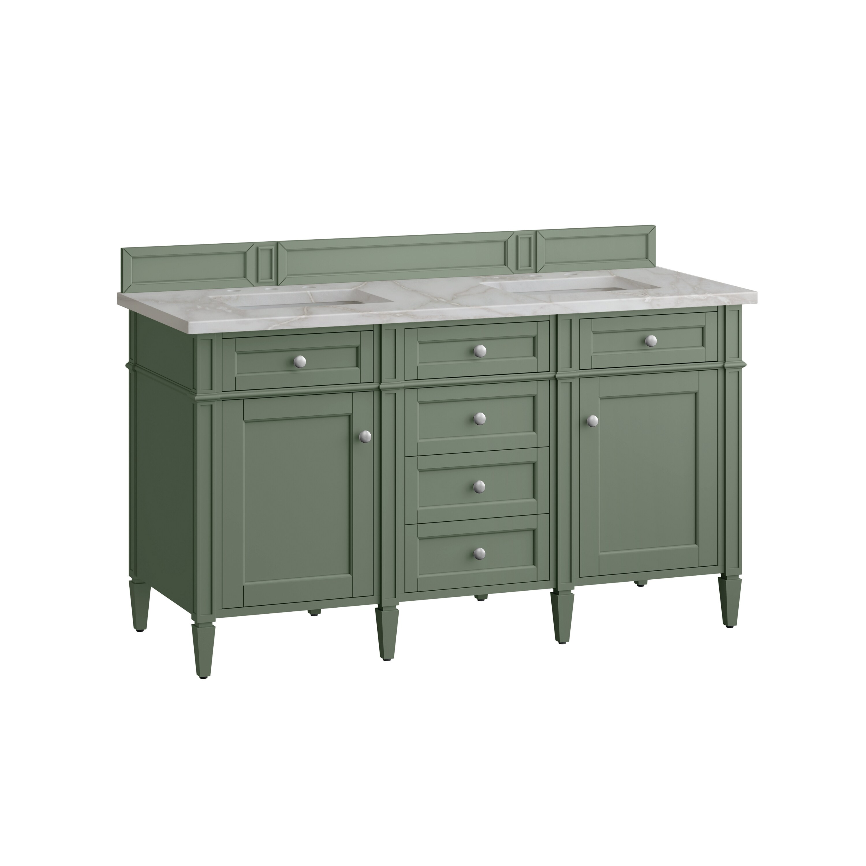 James Martin Vanities 650-V60D-SC-3VSL Bath-Vanity-Combo - View #5
