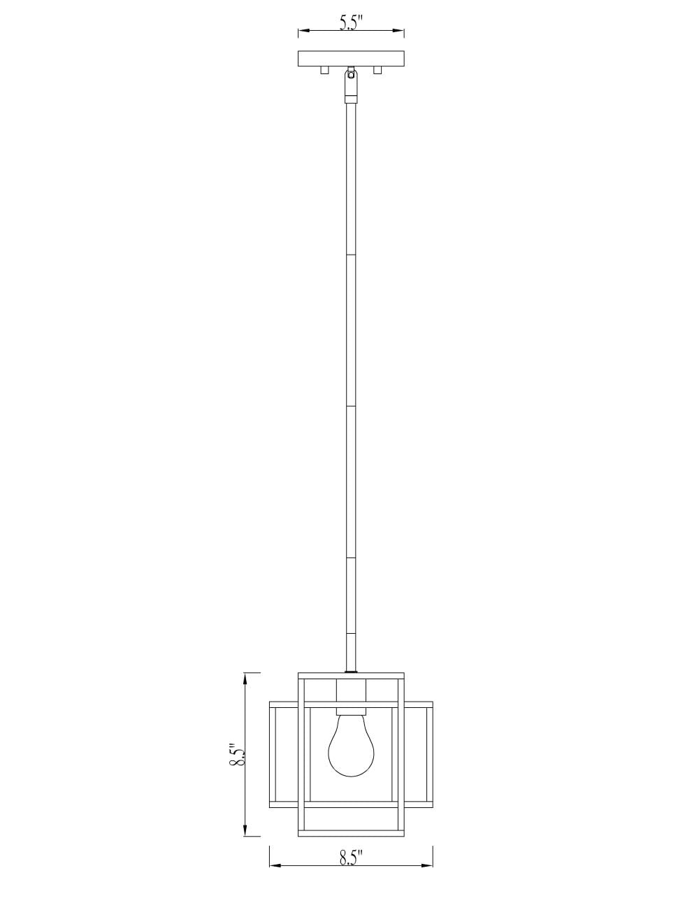 Titania Matte Black Mini Pendant Light - Indoor/Outdoor Contemporary Design