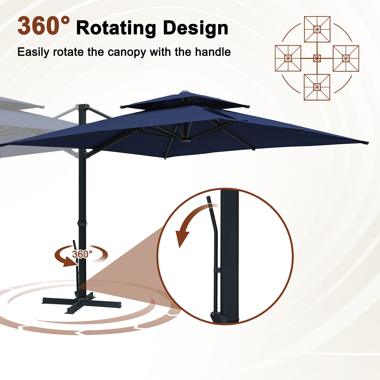 Mondawe OD01MYD1010NV Umbrellas-2 - View #8