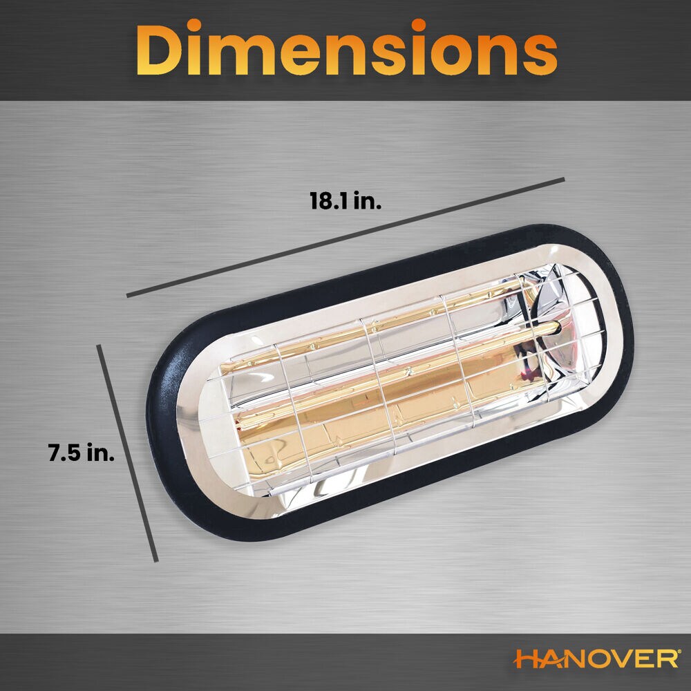 Hanover HAN1001HA-BLK Outdoor-Electric-Patio-Heaters - View #2