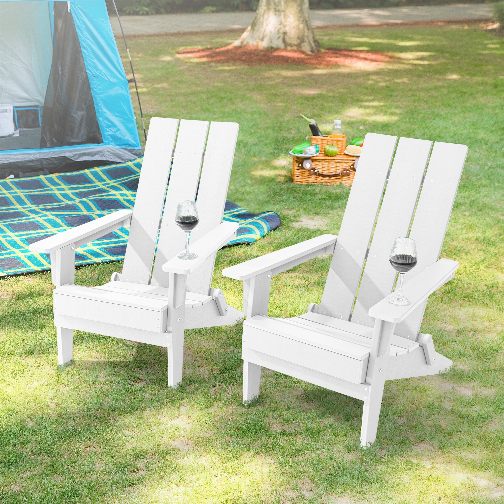 Lowes white best sale adirondack chairs