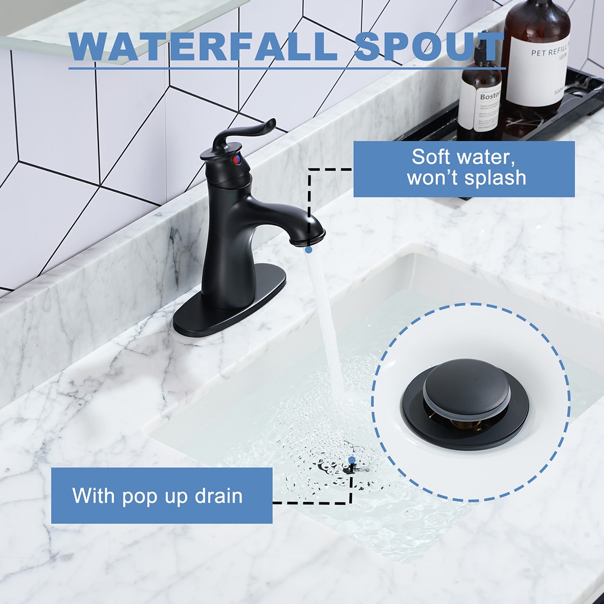 Mondawe MOSL030-10MB Lavatory-Faucets - View #7