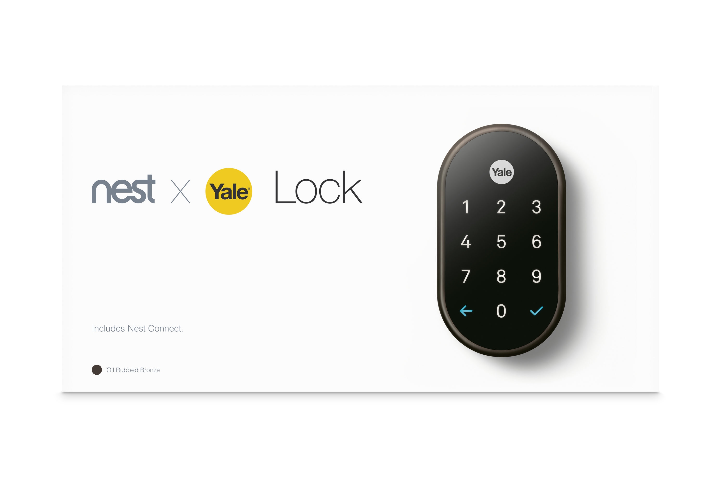 Google Nest x Yale Digital Smart Door Lock With Nest Connect RB-YRD540-WV  Door  locks, cabinet hardware, home alarms, custom doors, smart home products and  custom doors.